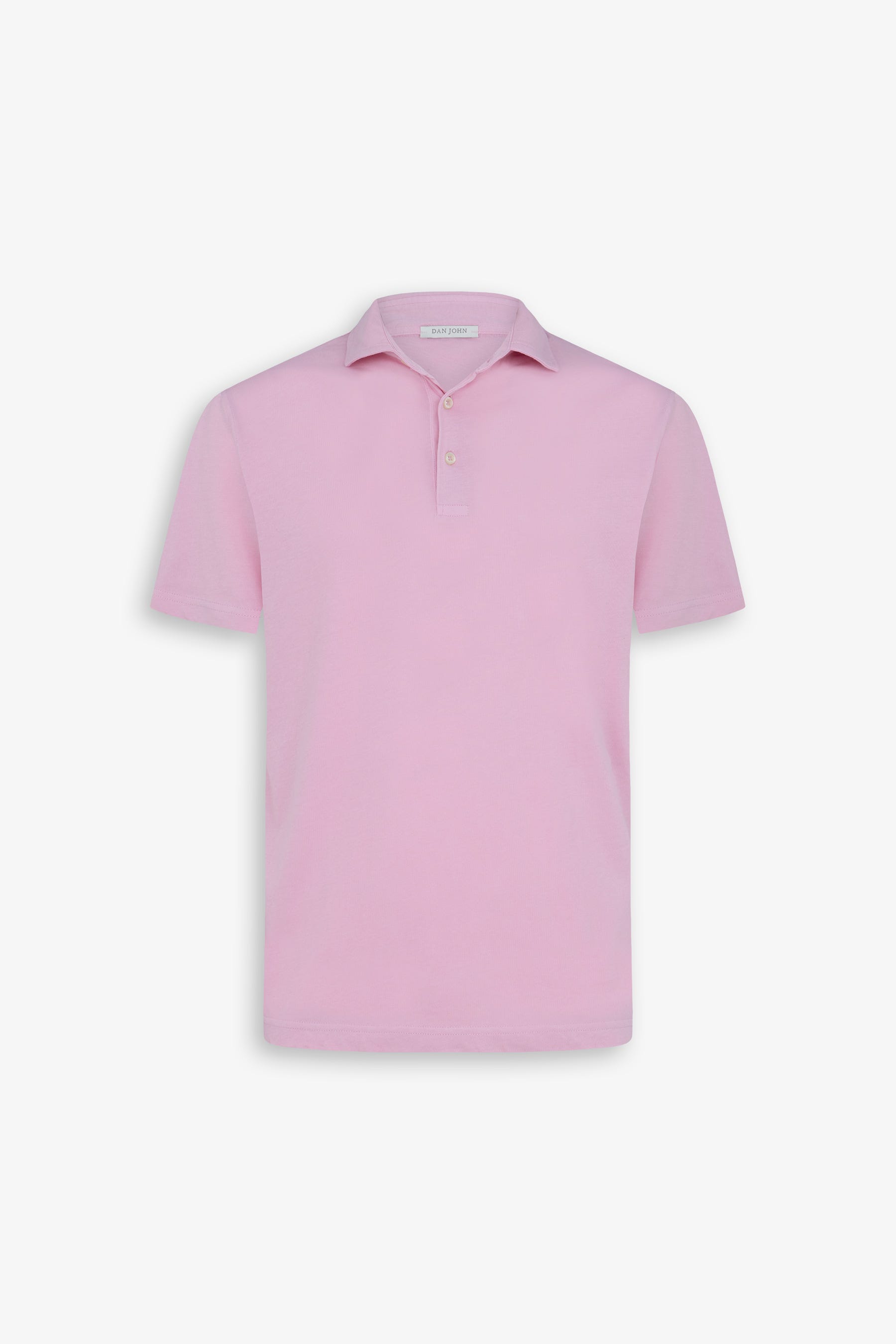 Polo in jersey rosa-Dan John
