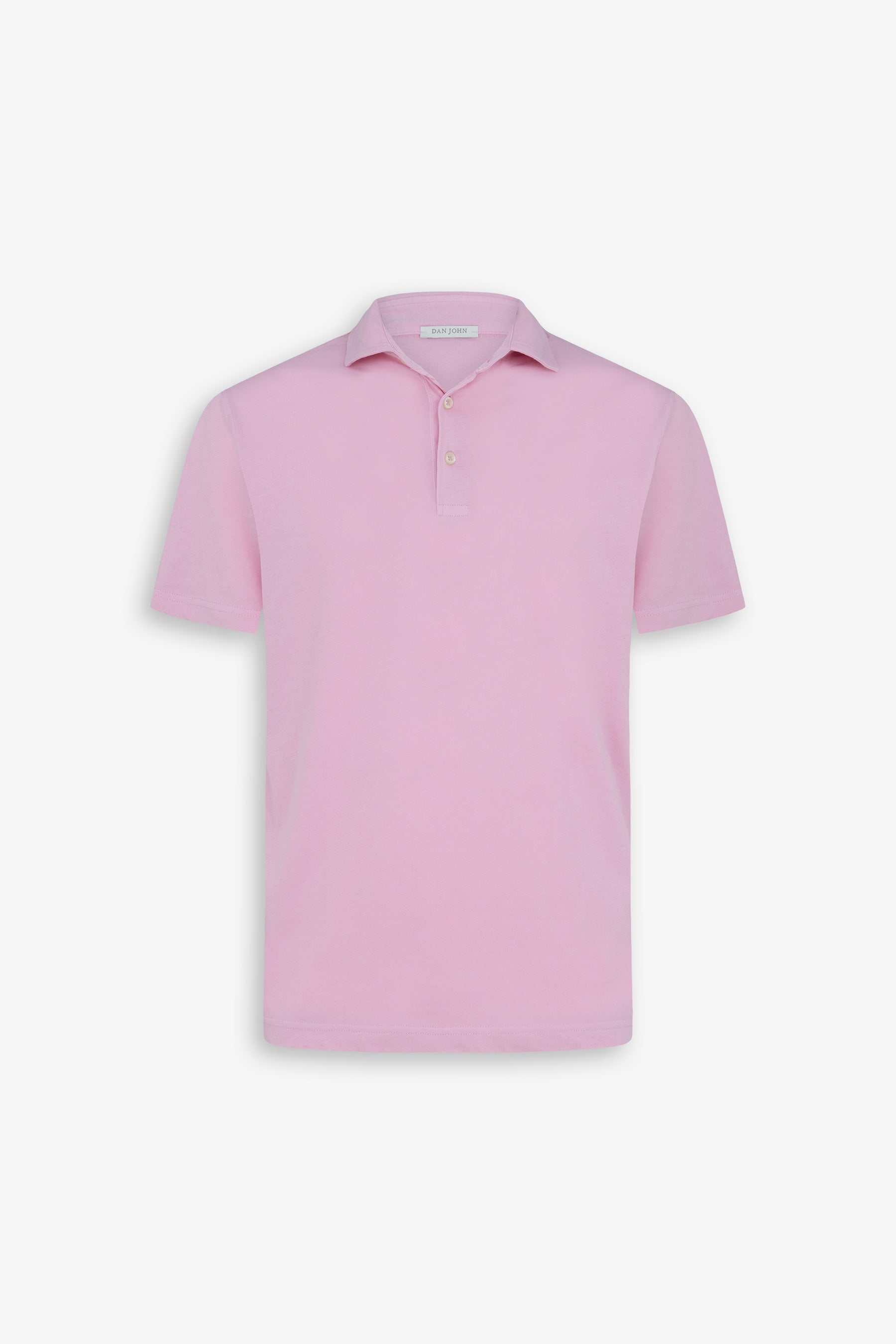 Polo in jersey rosa-Dan John