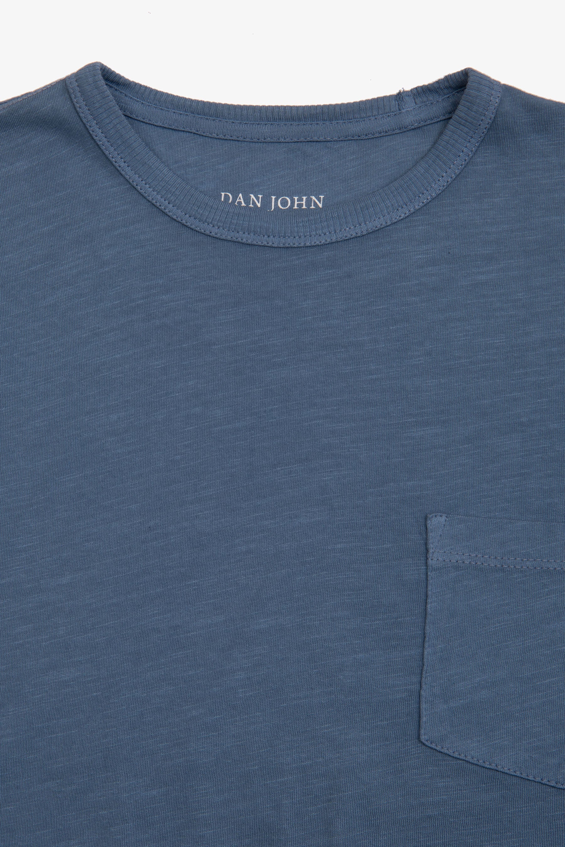 T-shirt girocollo con taschino avion-Dan John