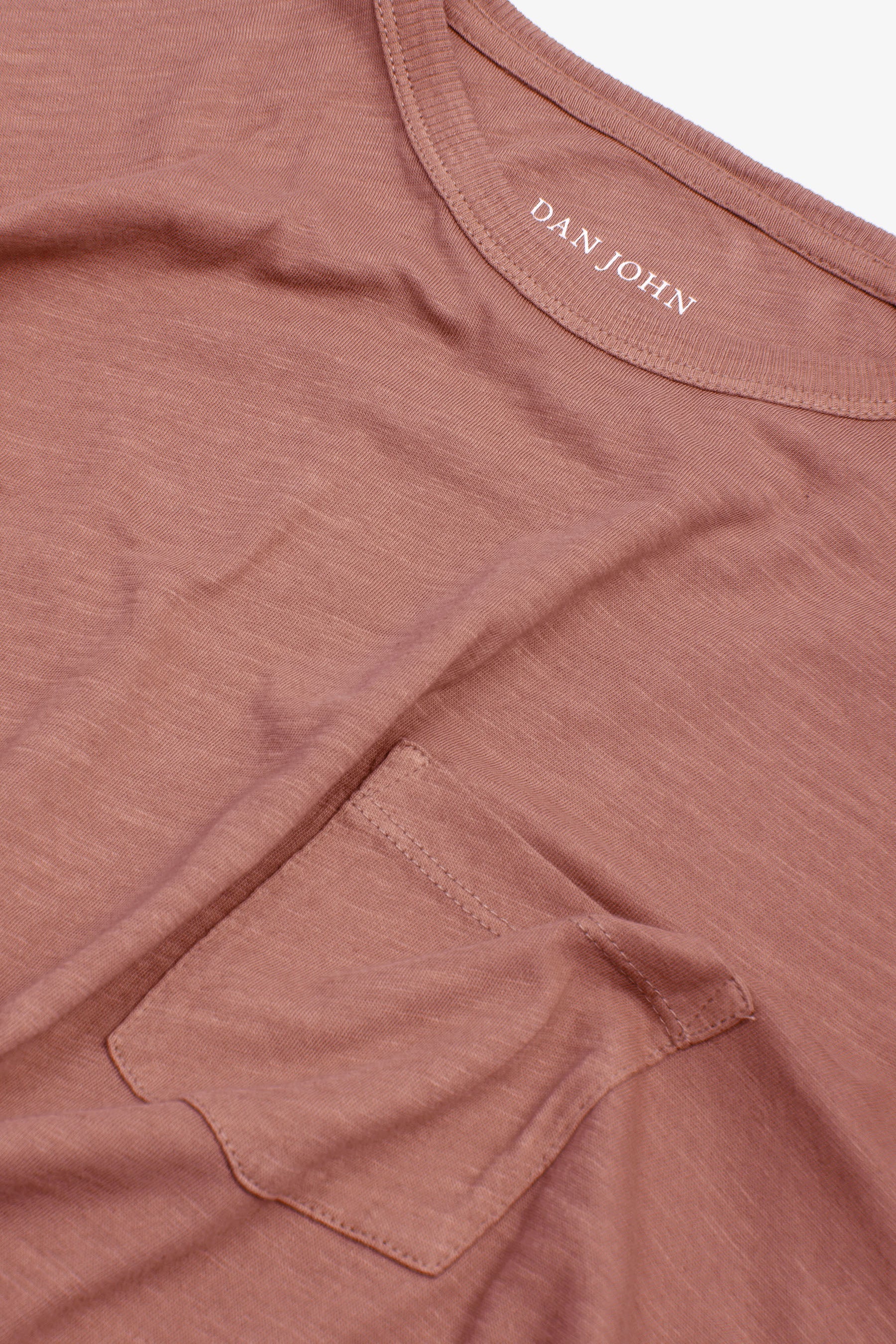 T-shirt girocollo con taschino cipolla-Dan John