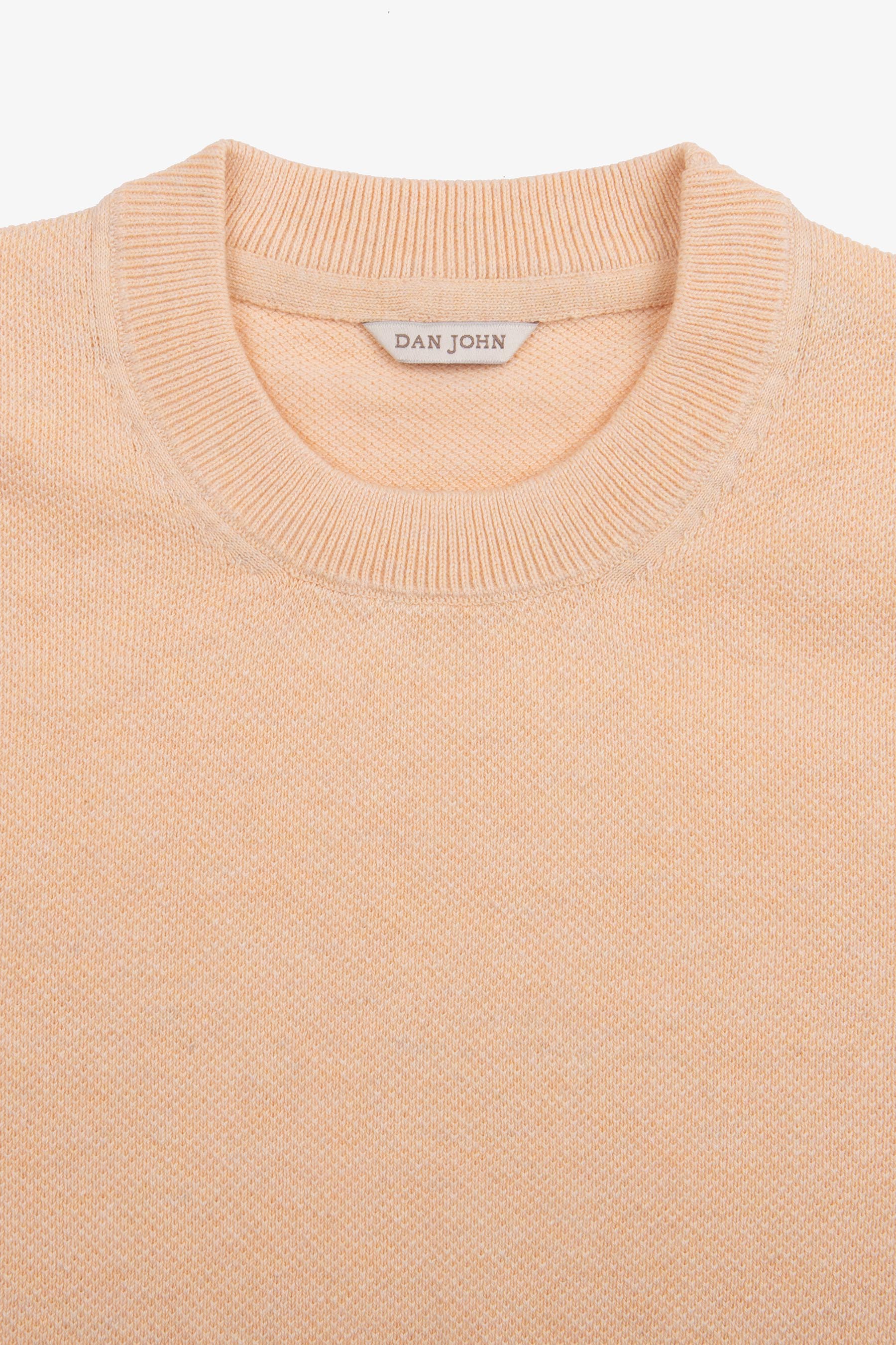 T-shirt in maglia armaturata pesca-Dan John