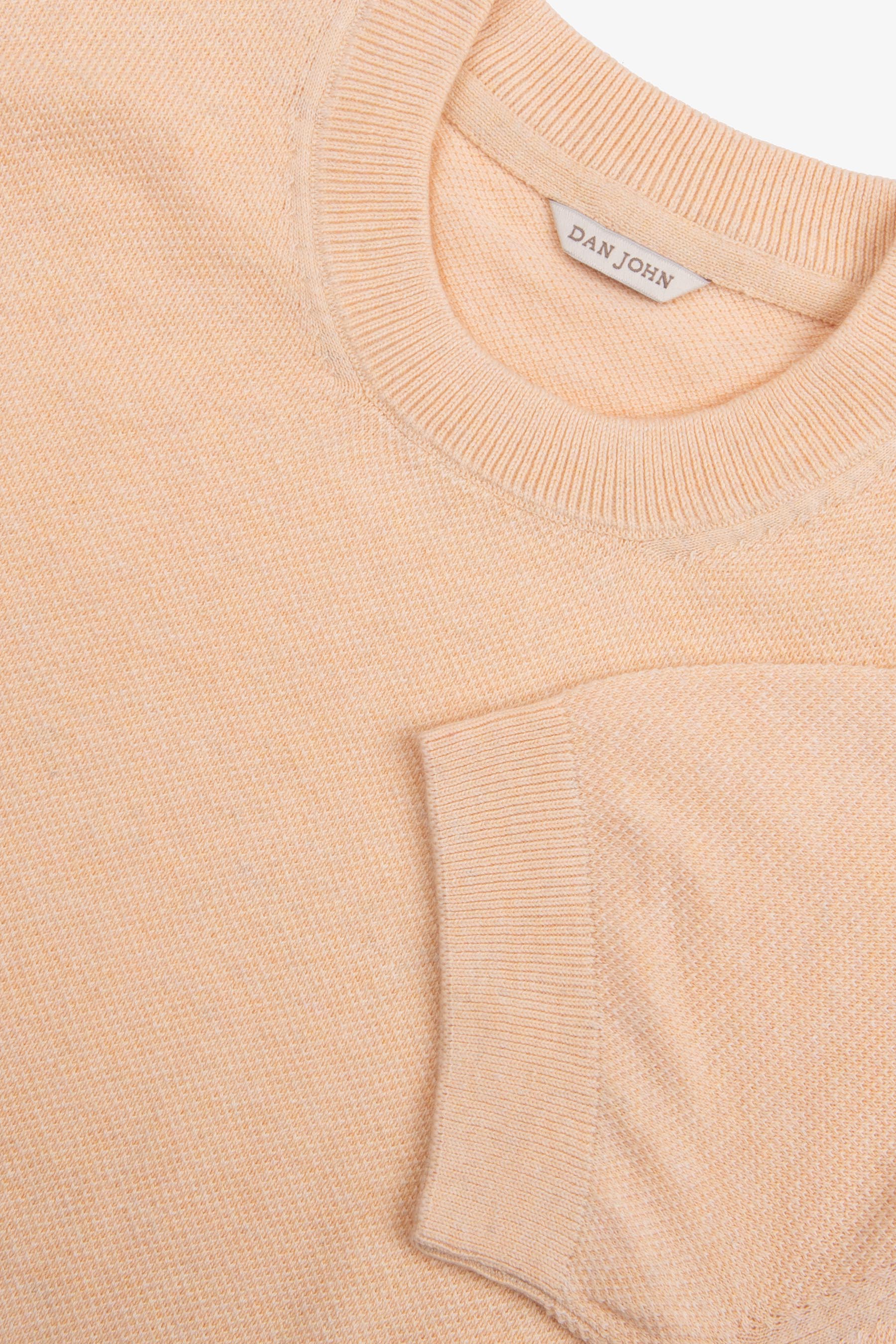 T-shirt in maglia armaturata pesca-Dan John