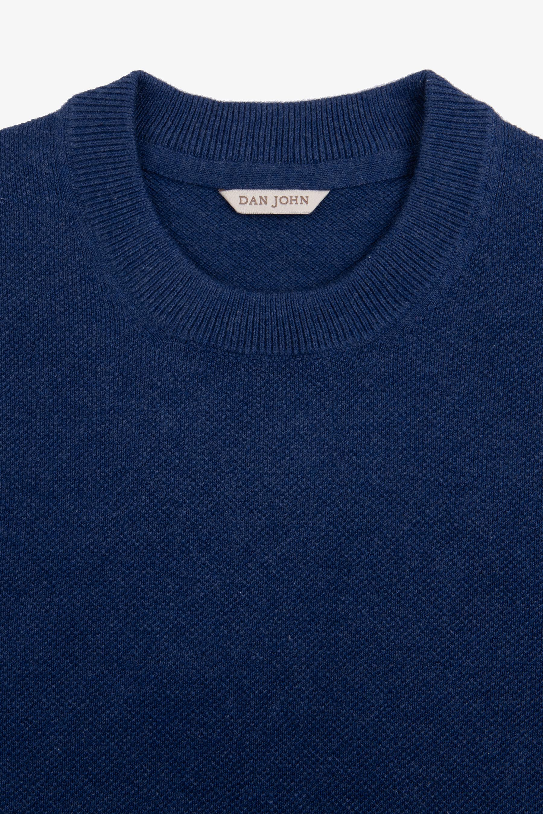 T-shirt in maglia armaturata royal-Dan John