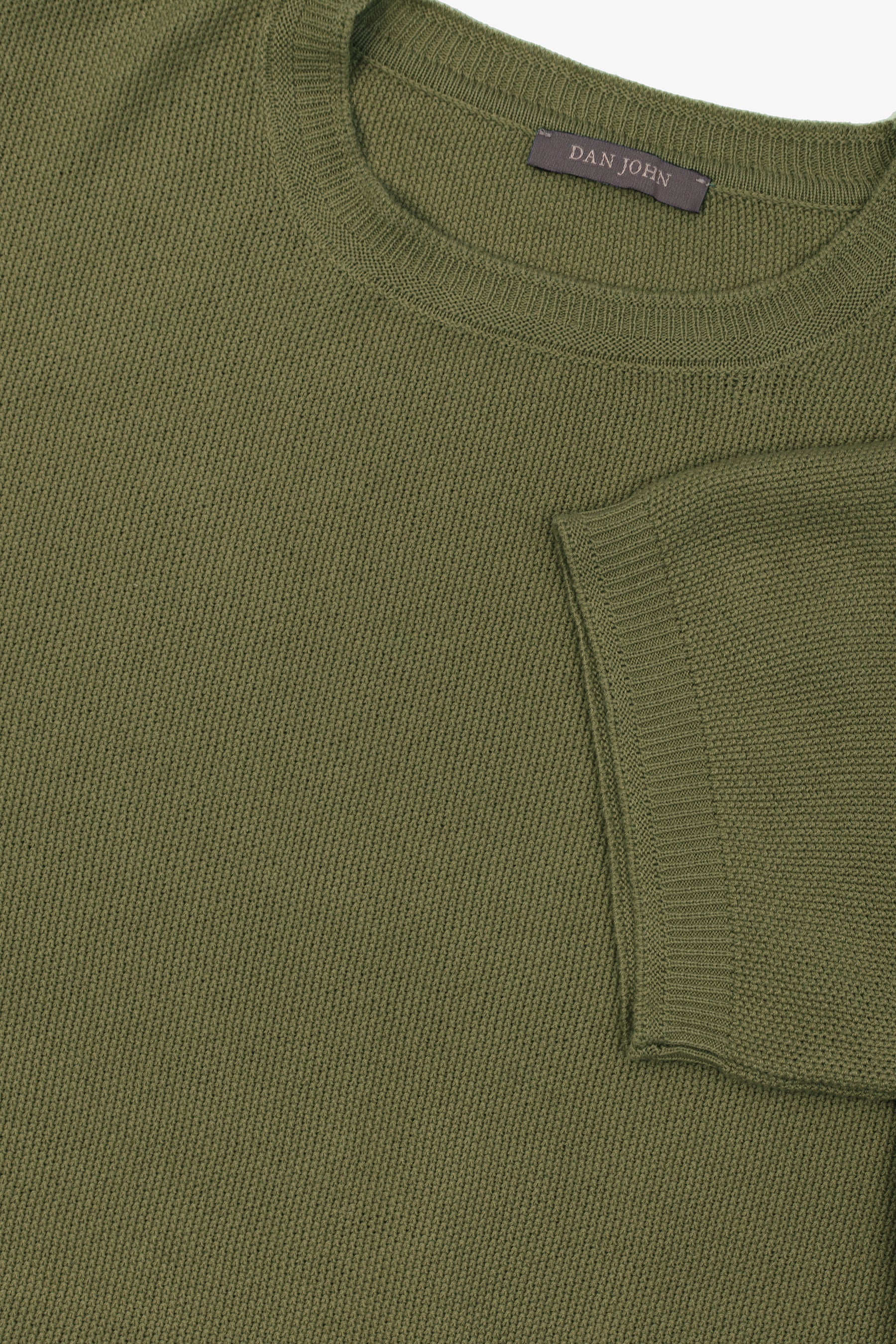T-shirt in maglia nido d'ape militare-Dan John