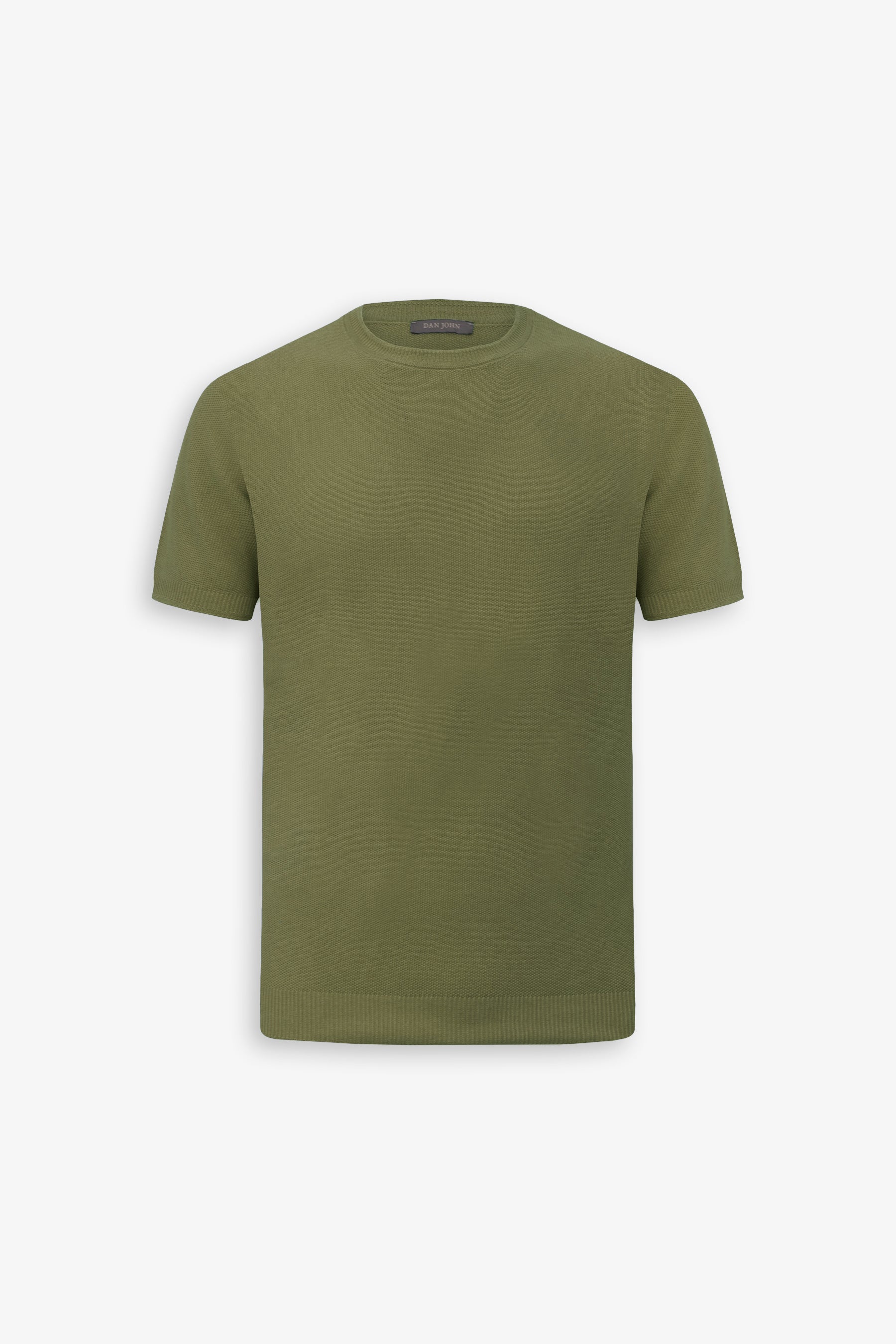 T-shirt in maglia nido d'ape militare-Dan John