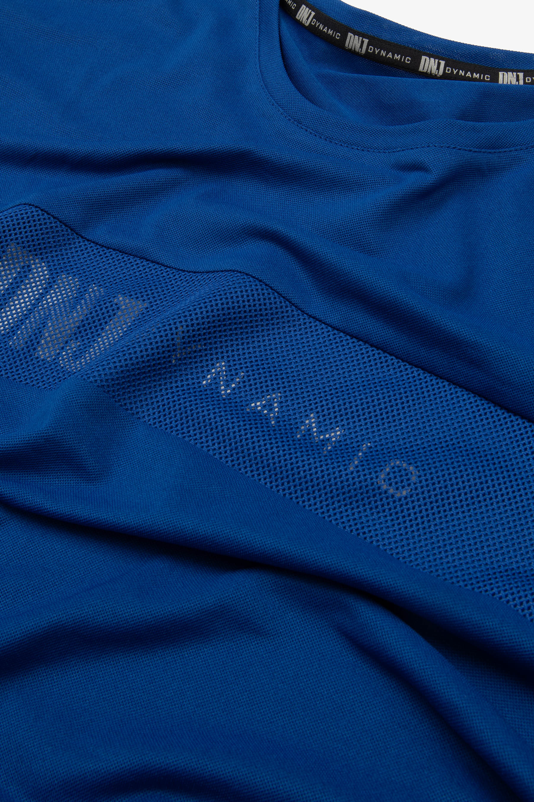 T-shirt inserto rete con logo royal DNJ-Dan John