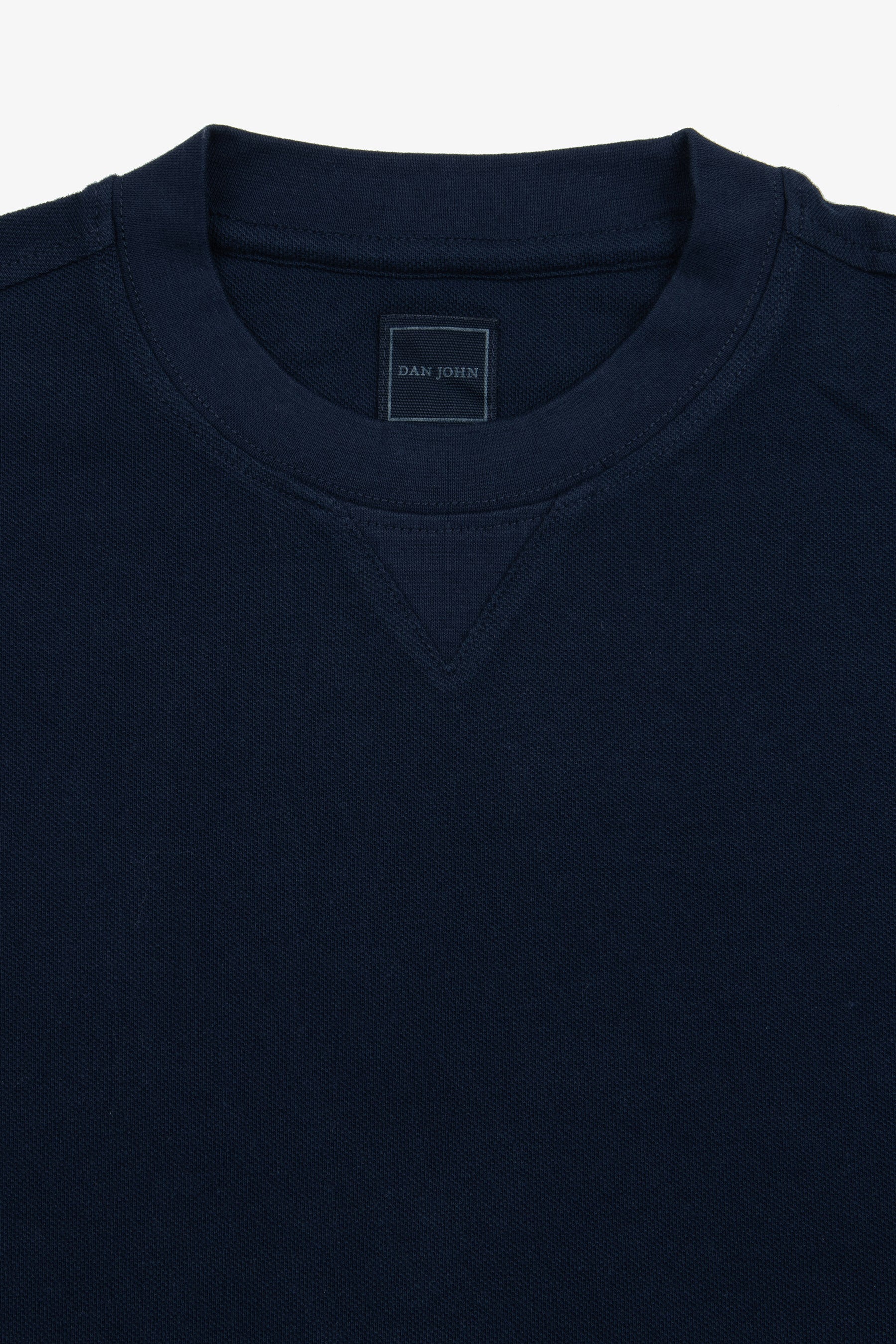 T-shirt piquet navy-Dan John