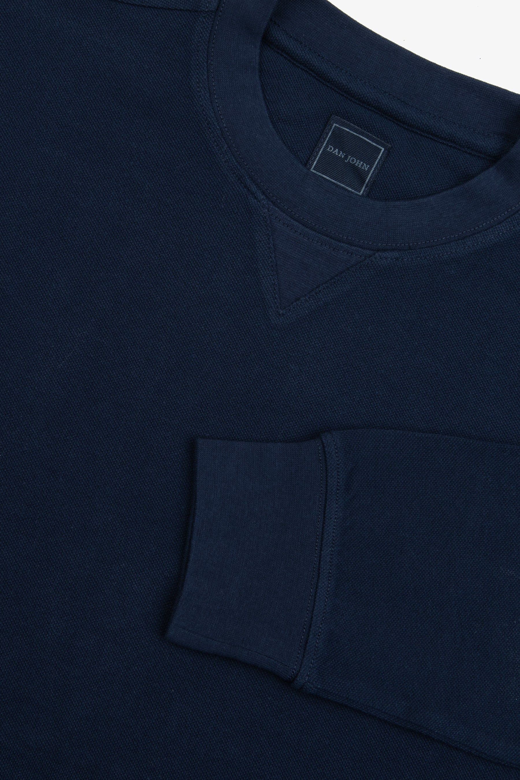 T-shirt piquet navy-Dan John