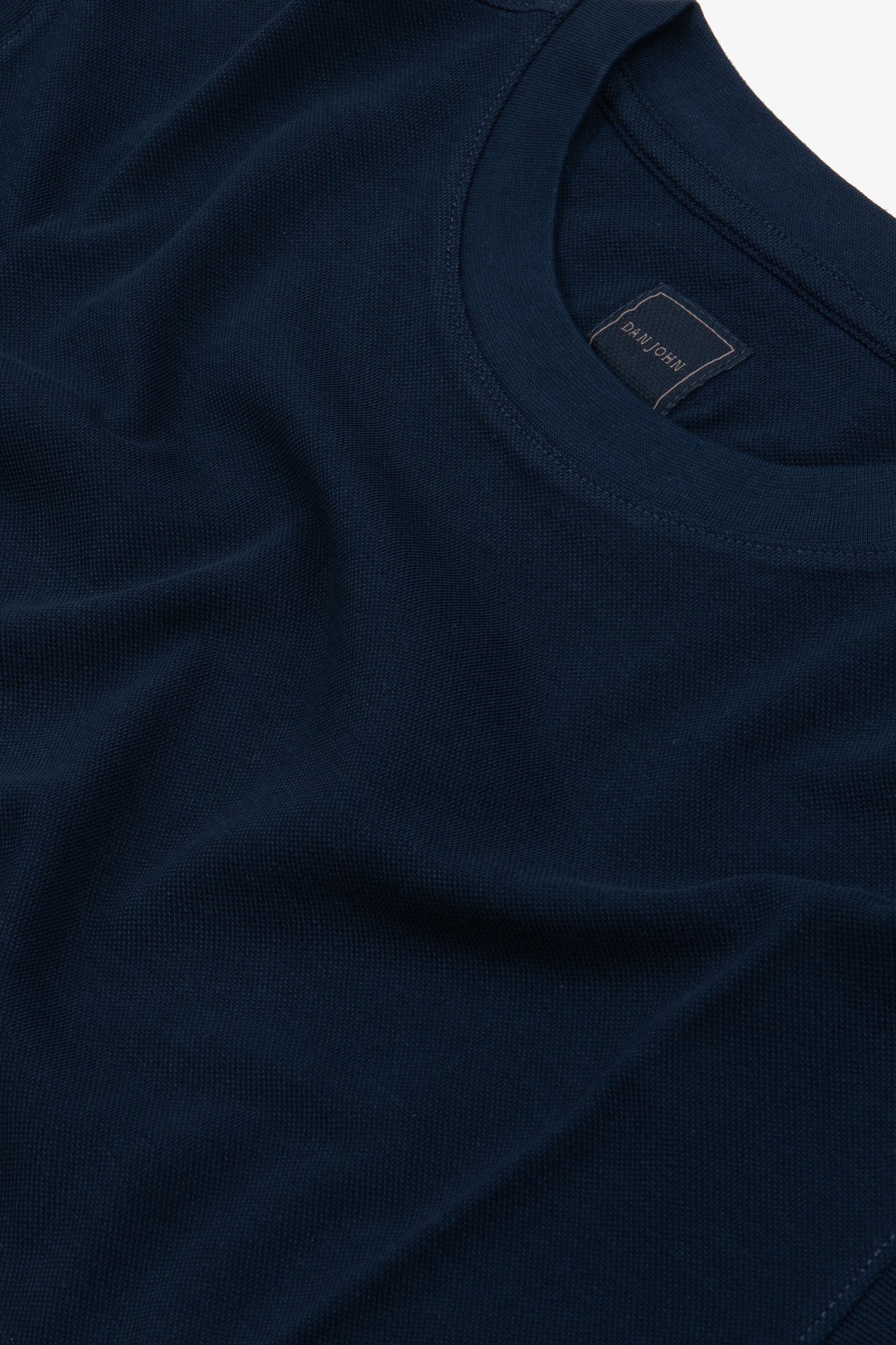 T-shirt piquet navy-Dan John