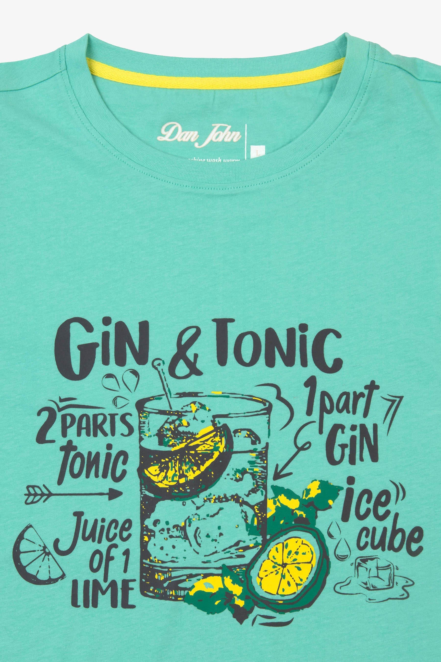 T-shirt stampa cocktail-Dan John