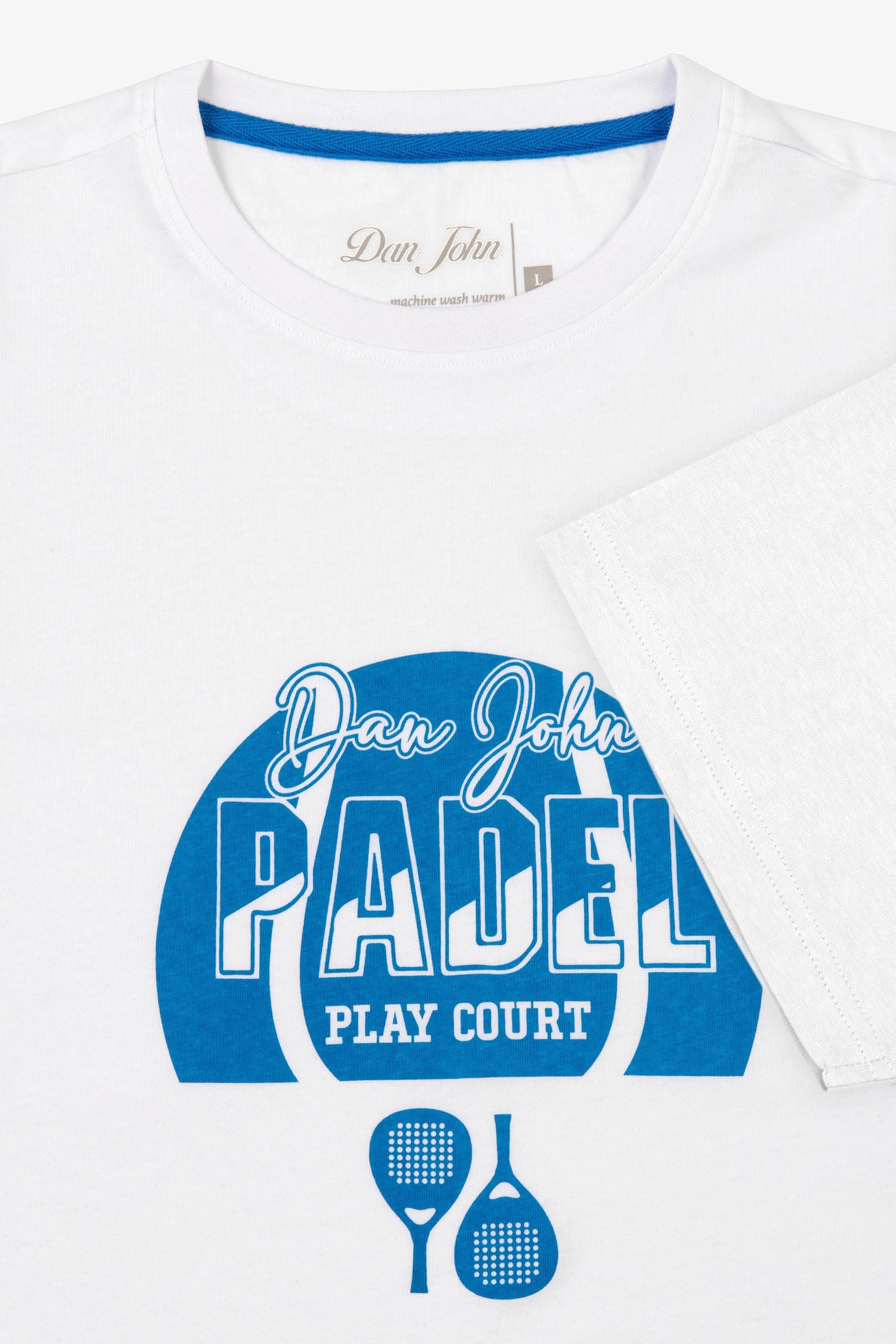 T-shirt stampa padel-Dan John
