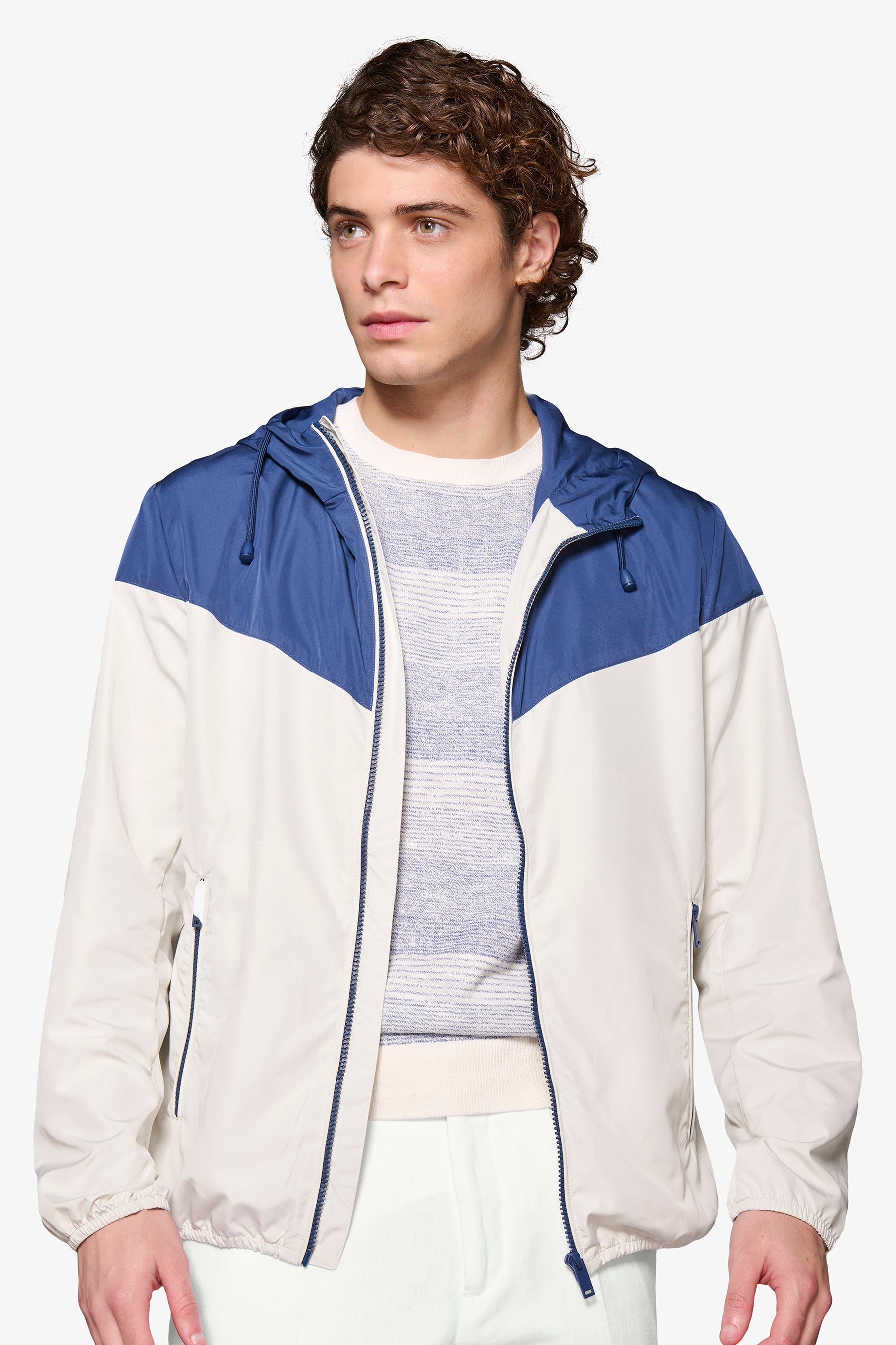 Wind jacket bicolore avion-Dan John