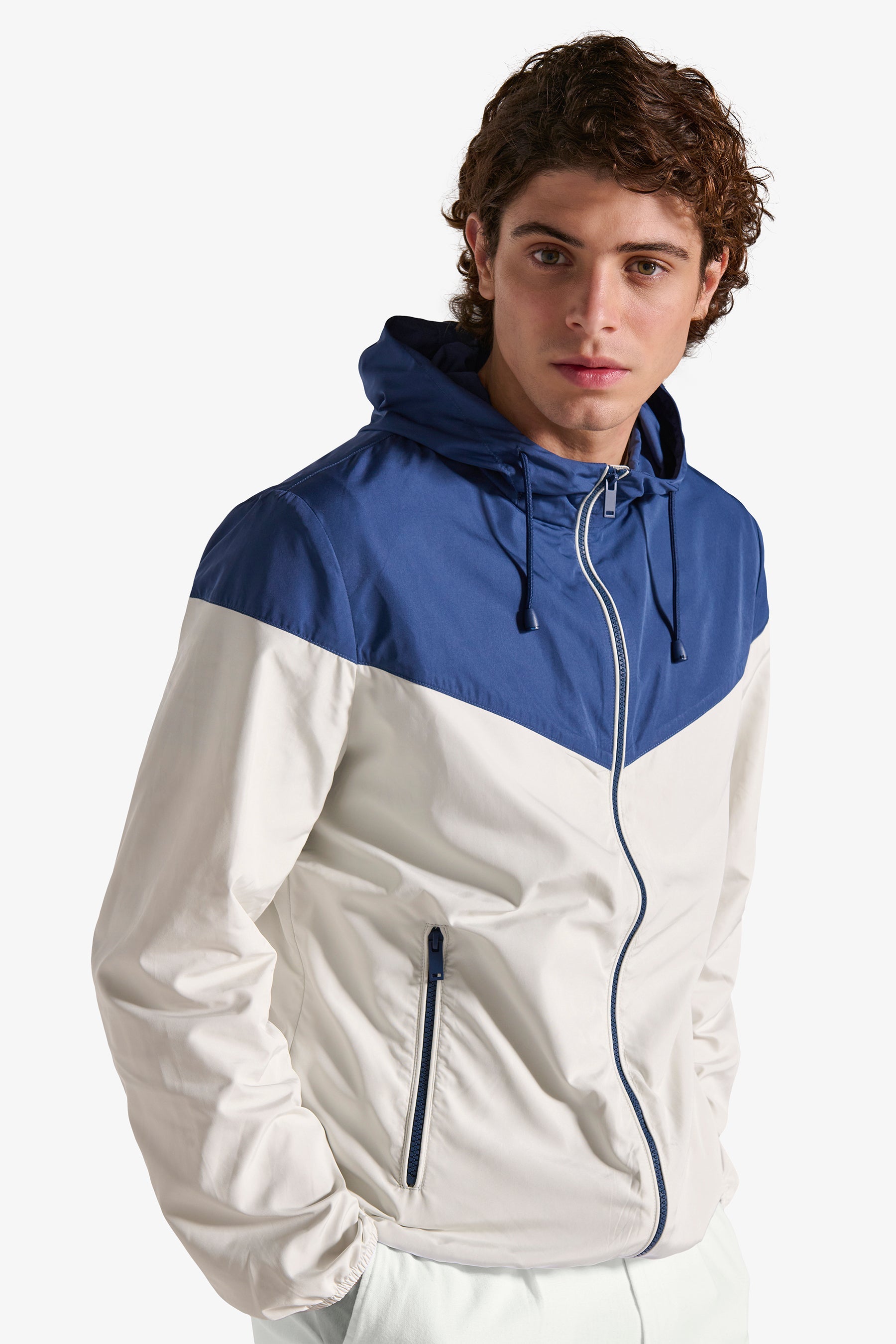 Wind jacket bicolore avion-Dan John