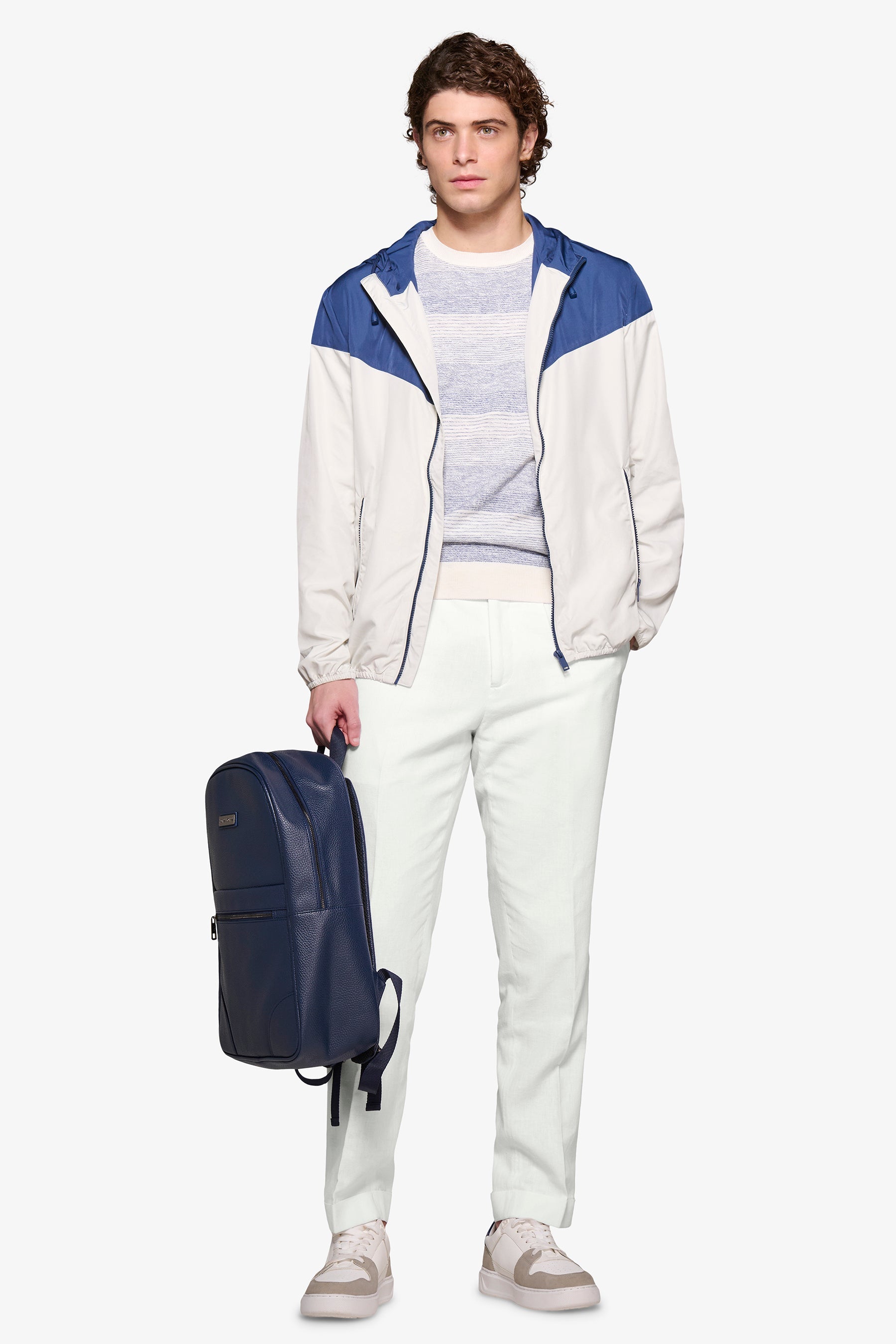 Wind jacket bicolore avion-Dan John