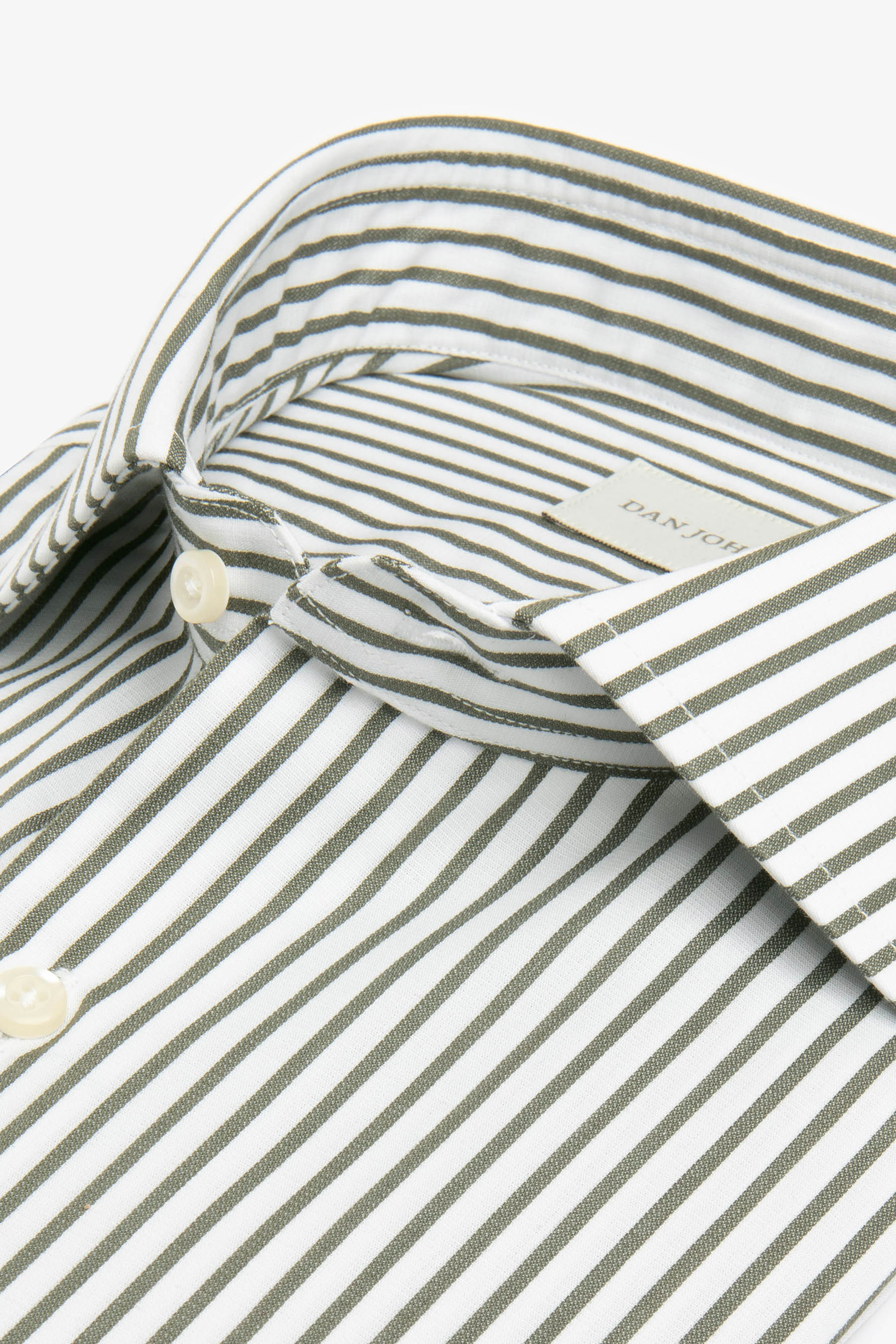 GRÜNES GLEICHGESTREIFTES HEMD
