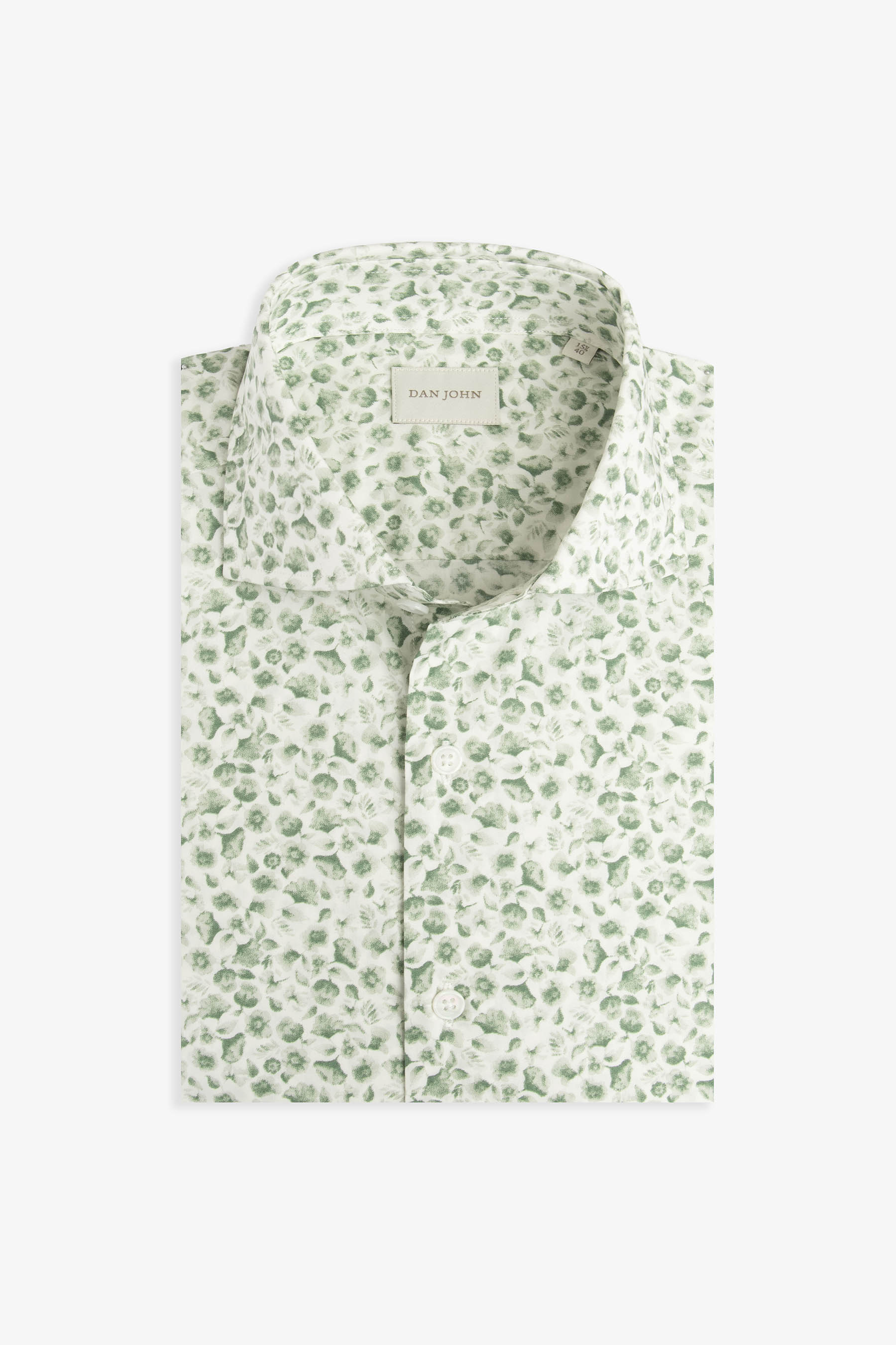 Camisa estampado floral arena