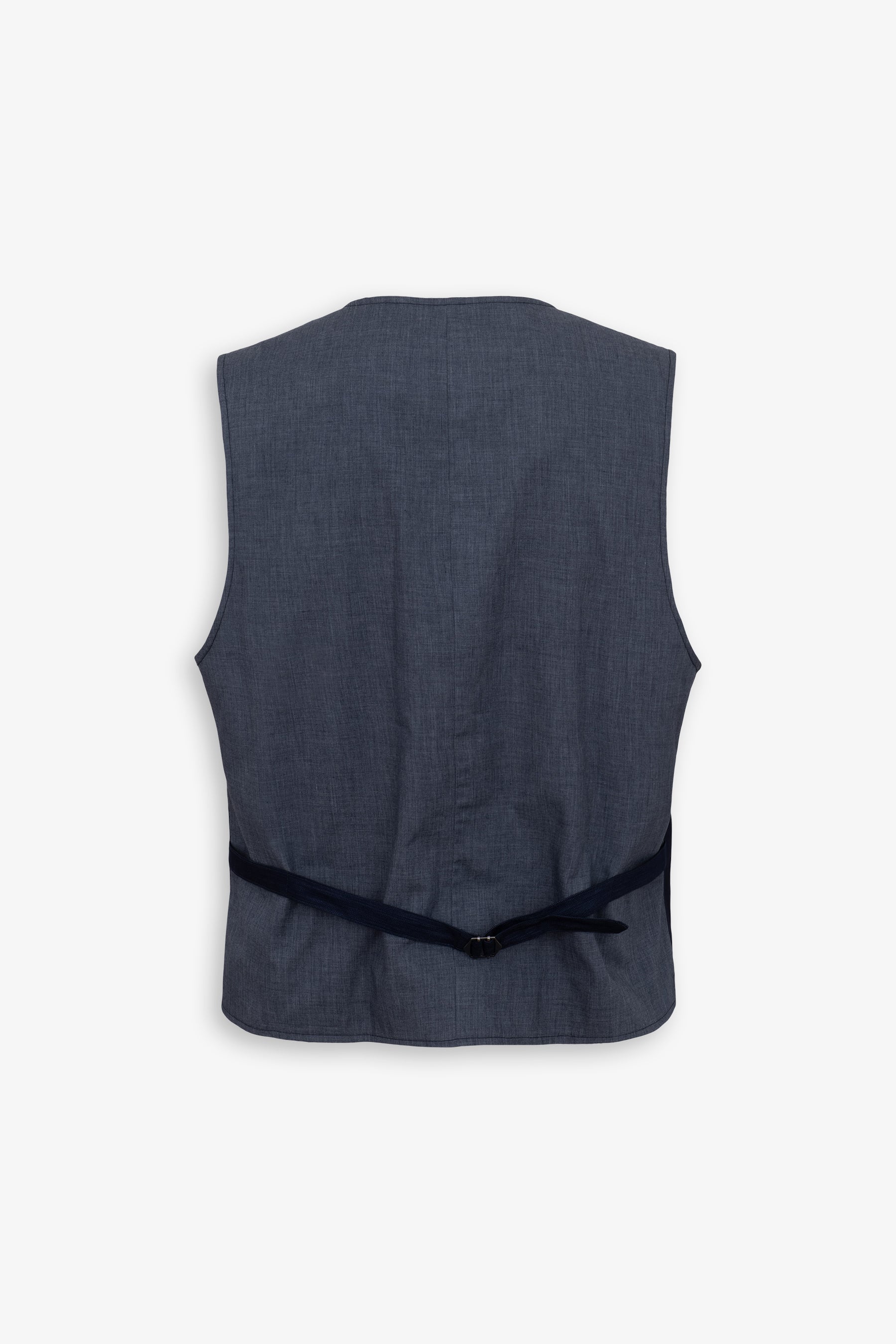 Chaleco efecto denim azul oscuro