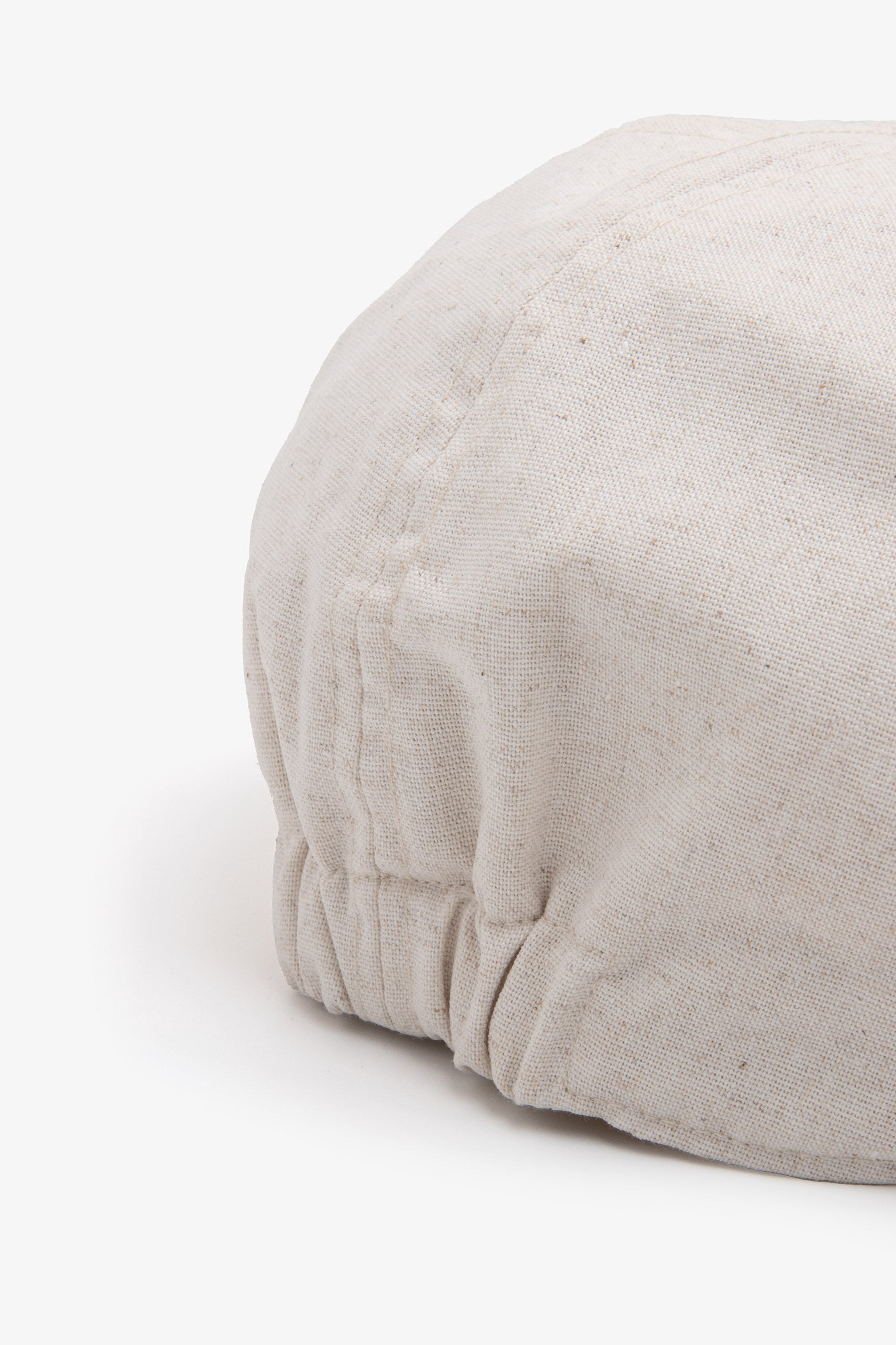 Casquette plate en polylin sable