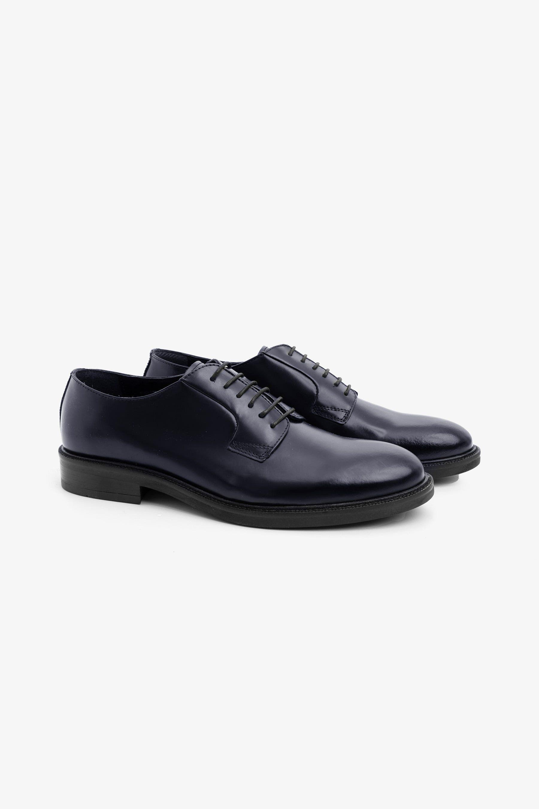 Chaussures derby bleues classiques