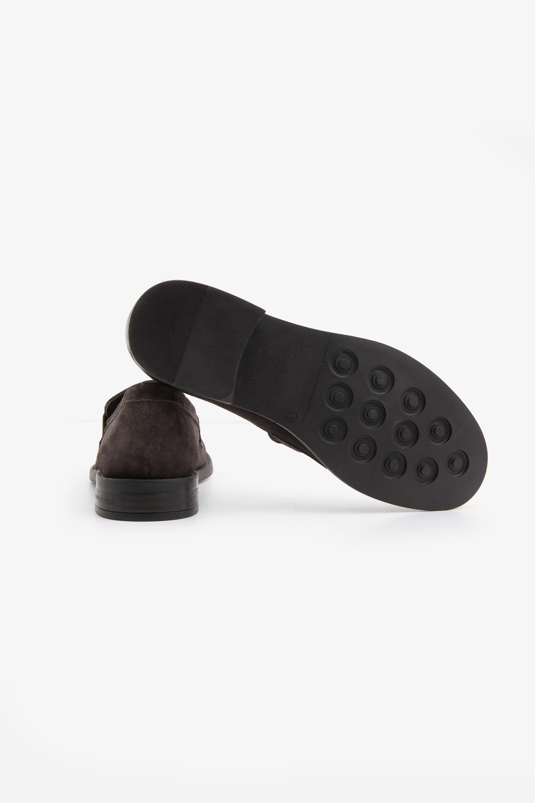 Mocassino college suede moro