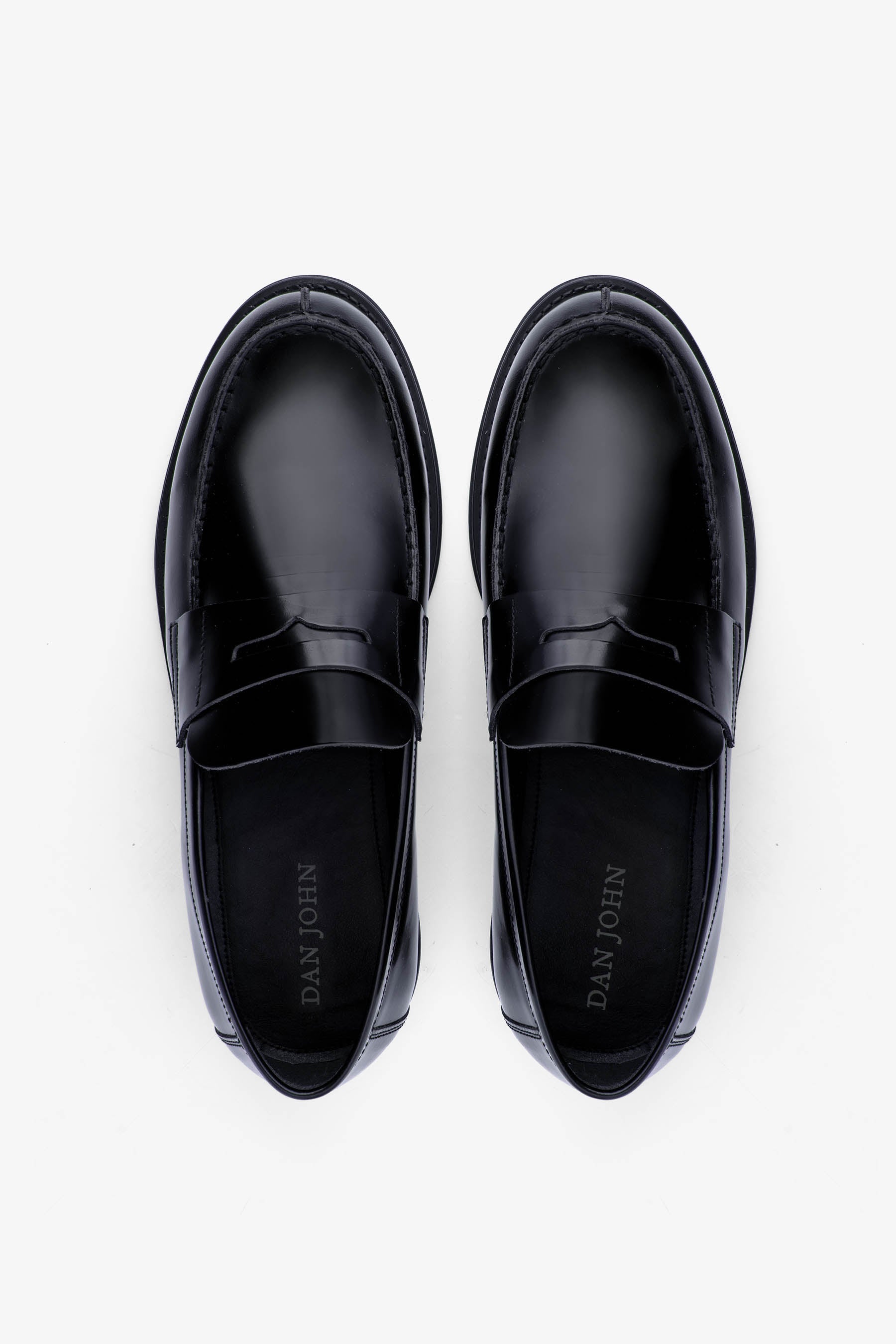 Blue college loafers