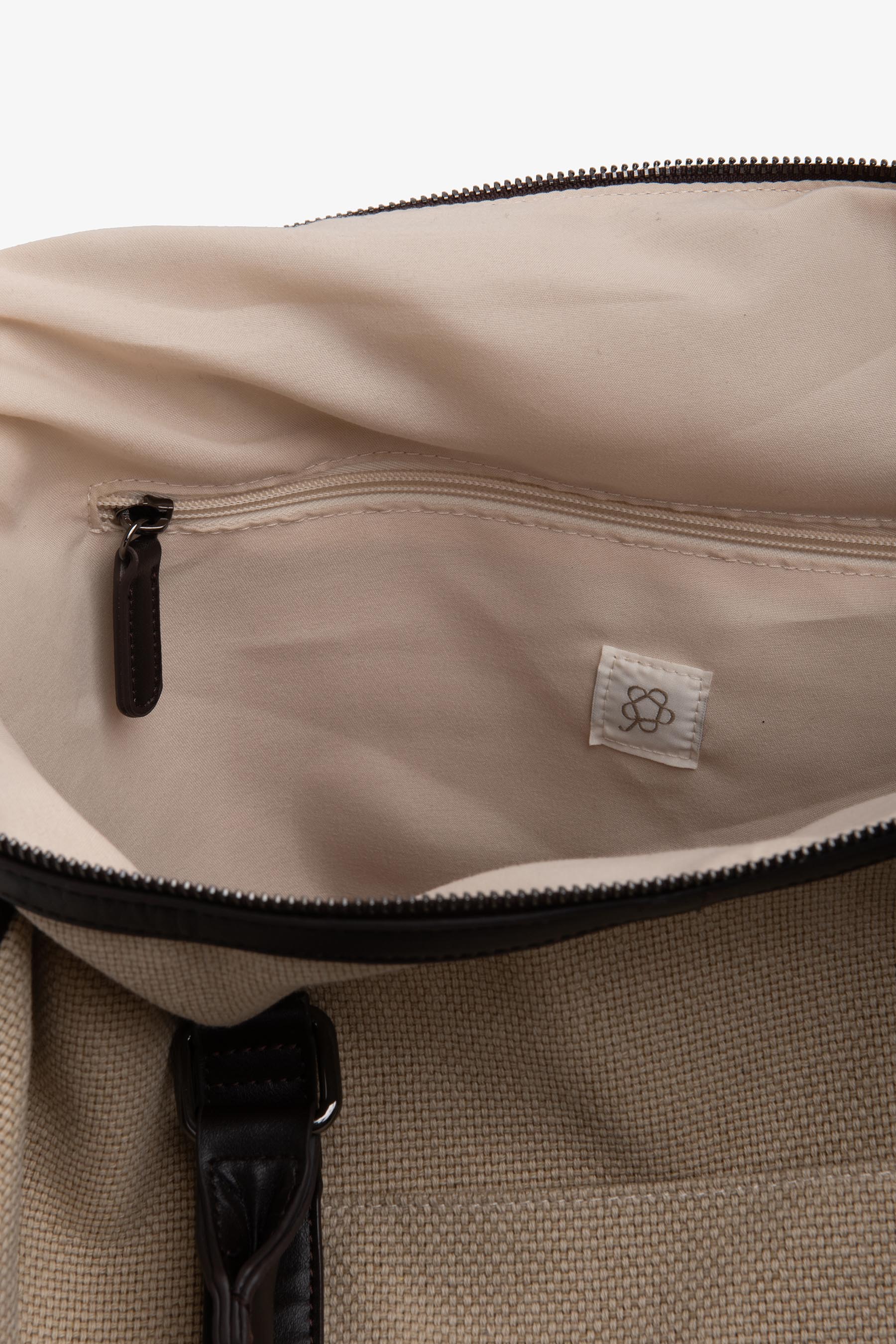 Beige 48h duffel bag