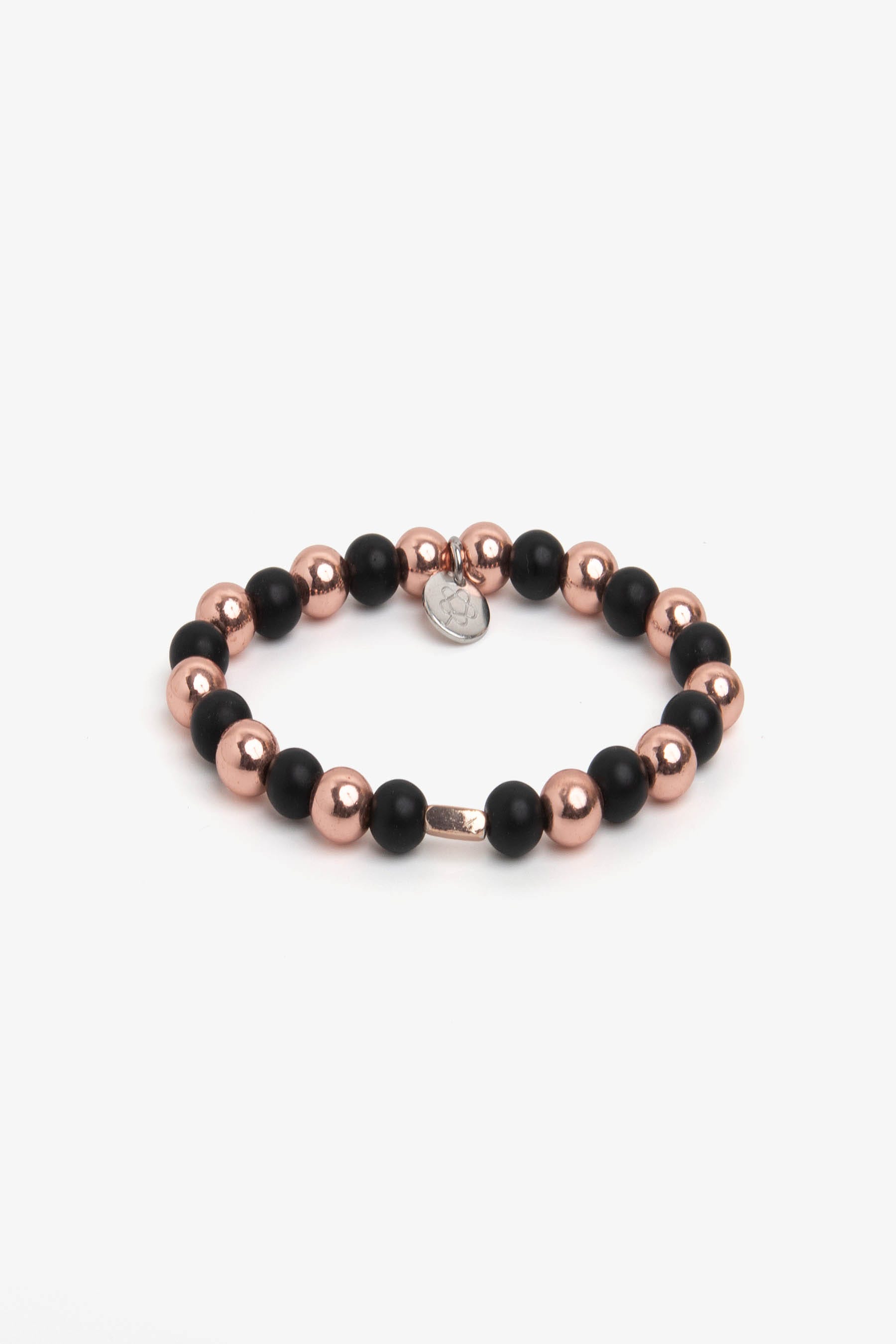 Bracciale perle medie rosa-Dan John