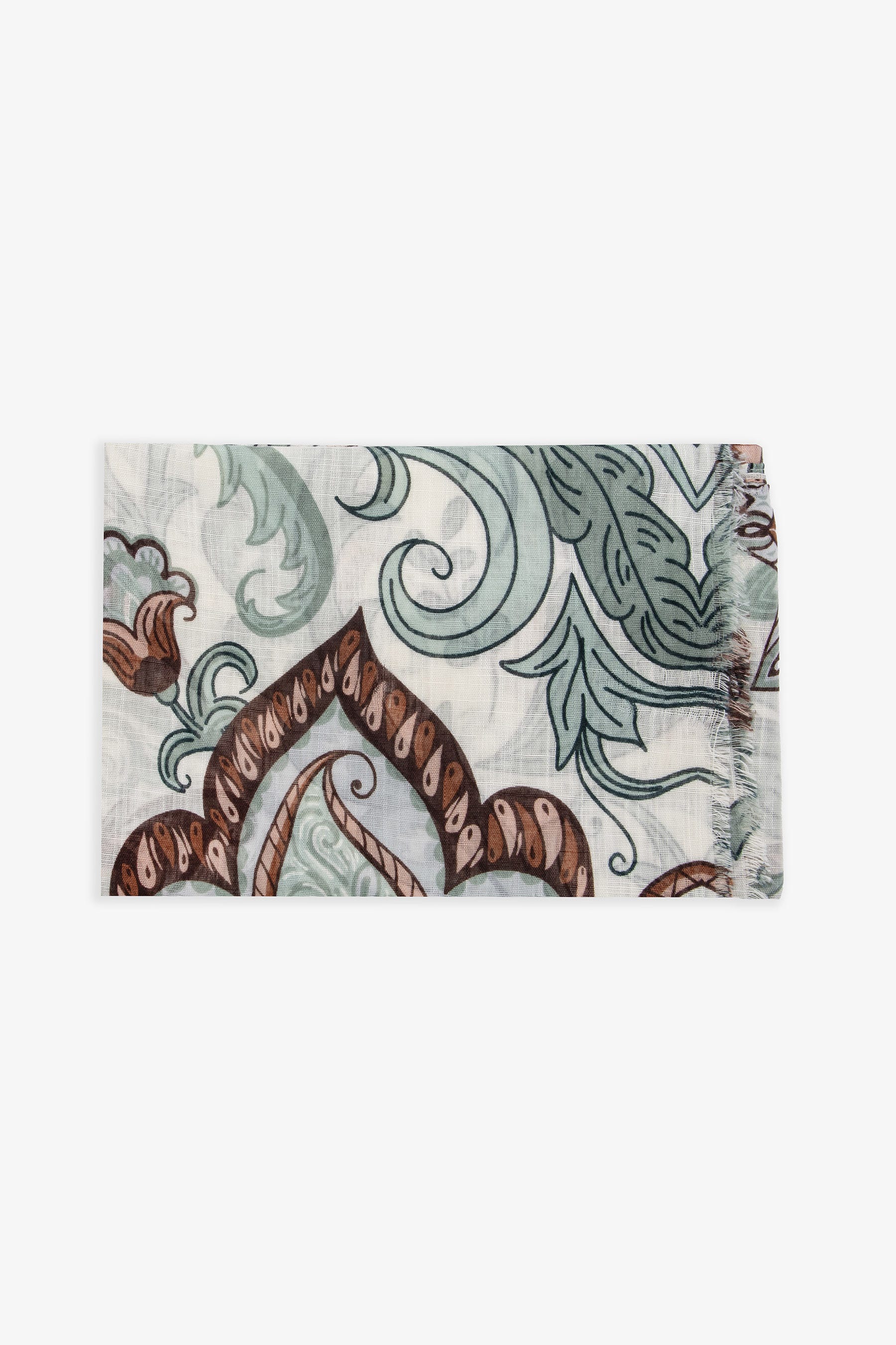 Pashmina disegno floreale salvia-Dan John