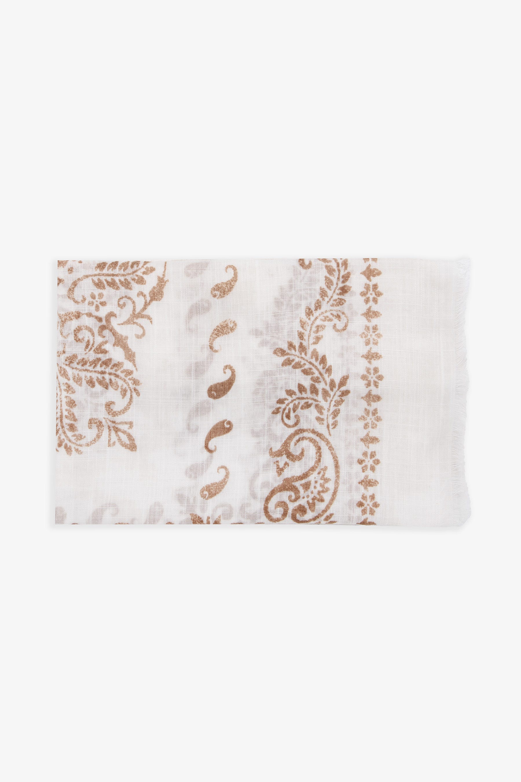 Pashmina disegno cashmere sabbia-Dan John