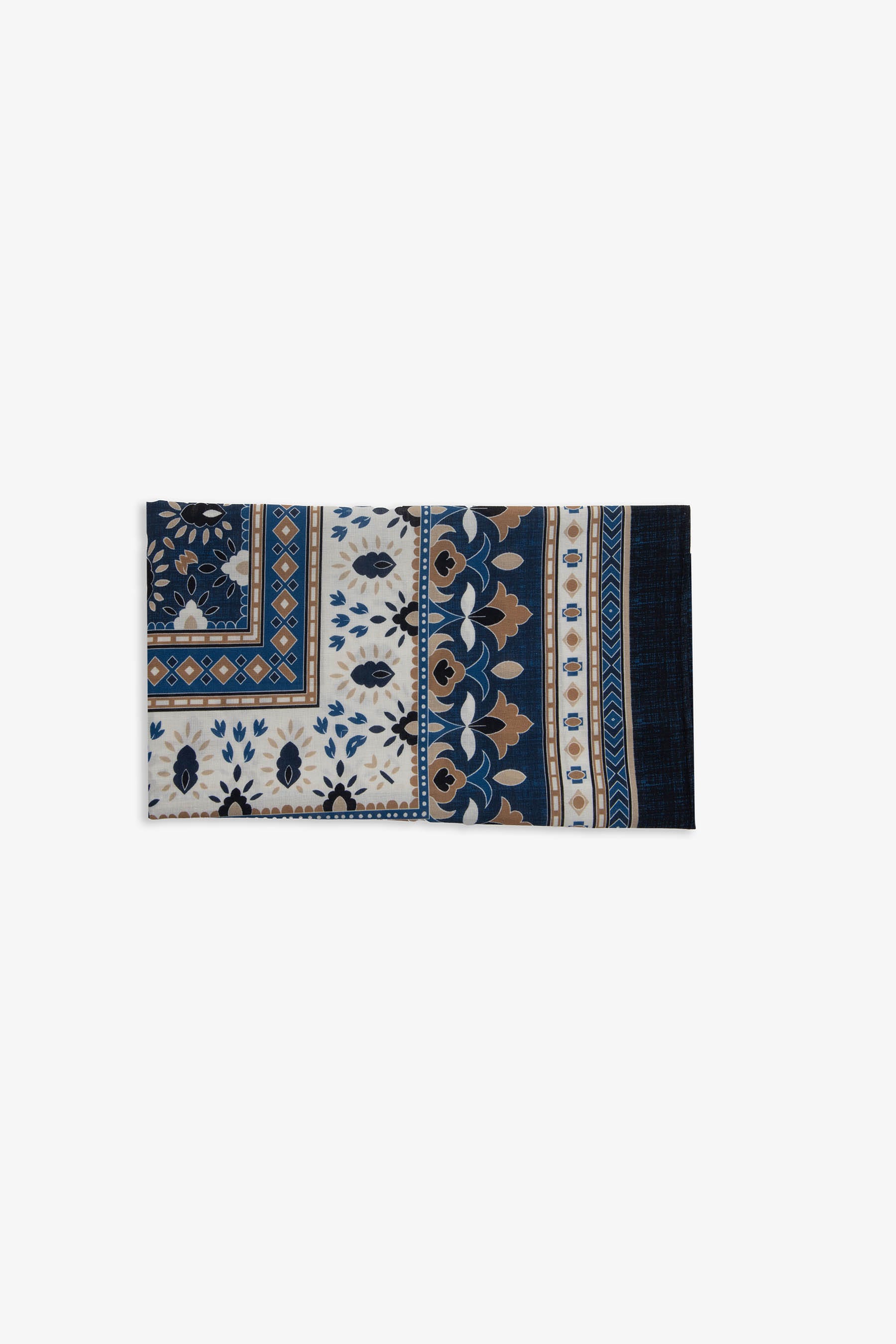KIDS Blue floral design pashmina scarf