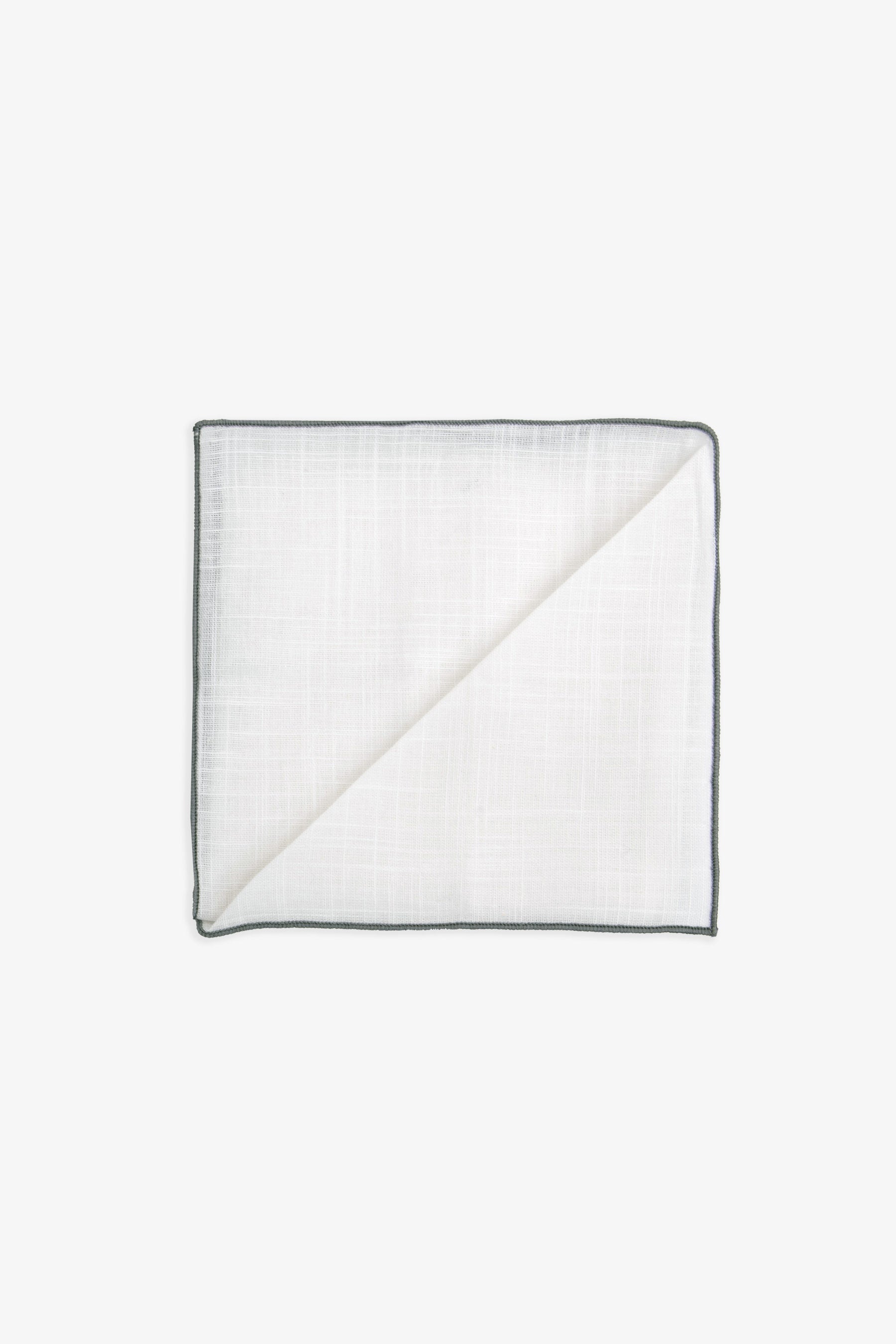 Bolso de mano con perfiles en contraste color crema