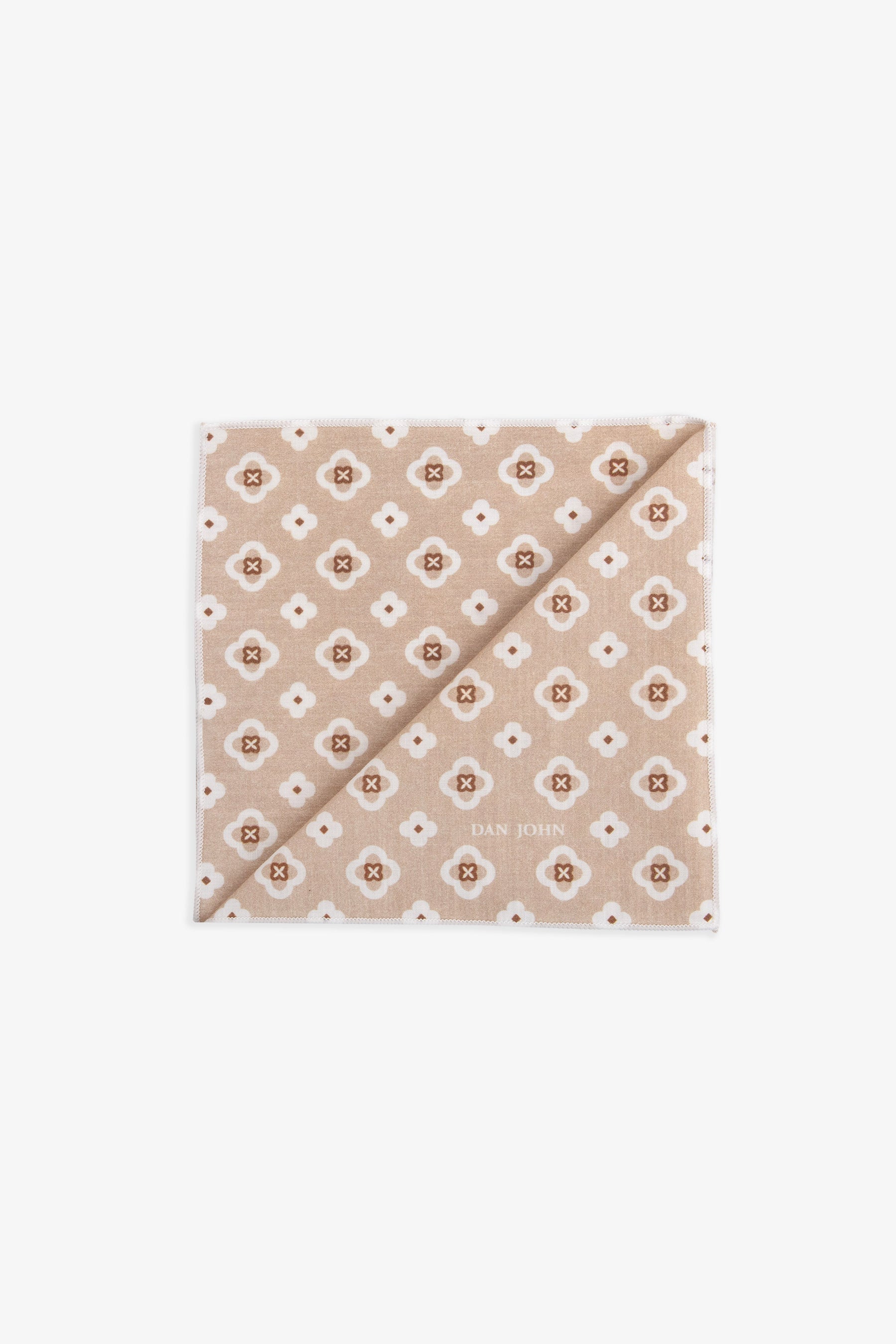 Bolso de mano gris paloma con estampado de rombos