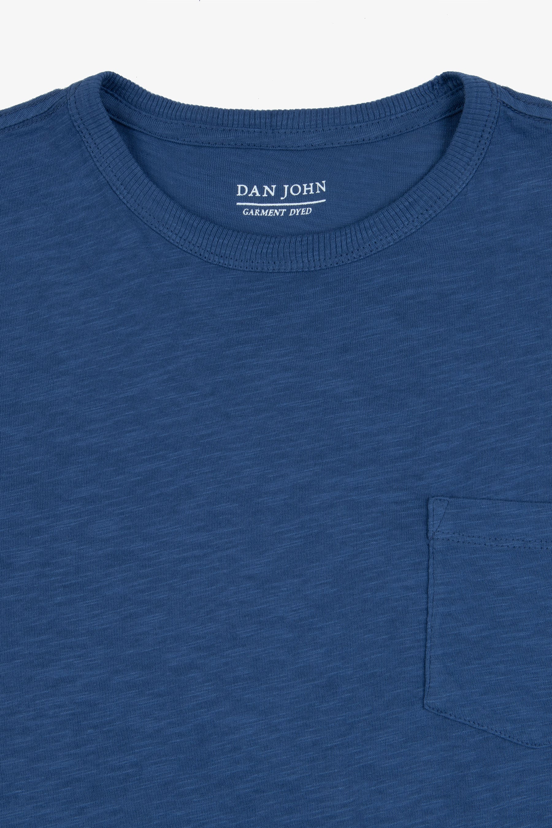T-shirt con taschino royal-Dan John
