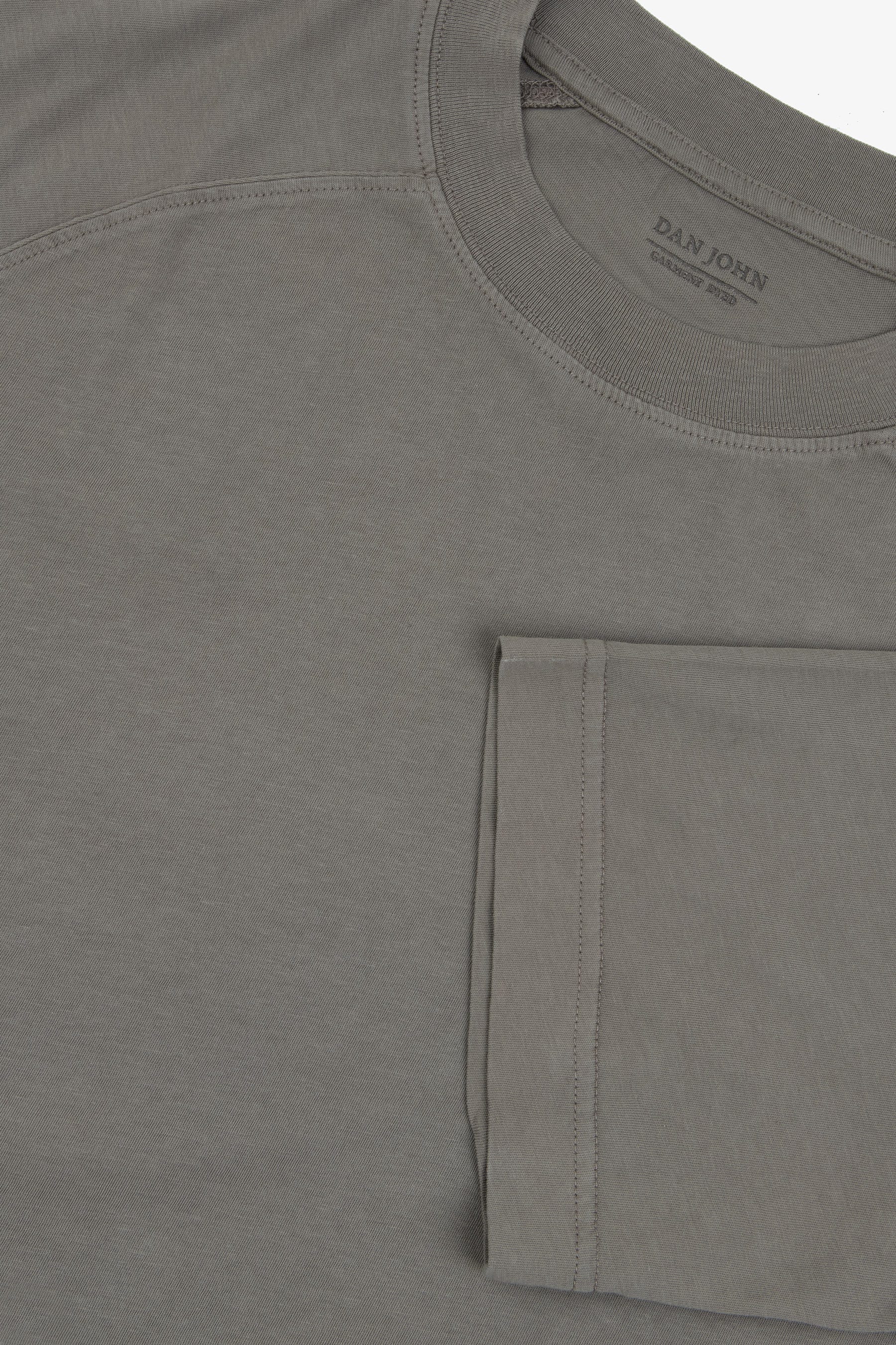 T-shirt jersey raglan tortora-Dan John