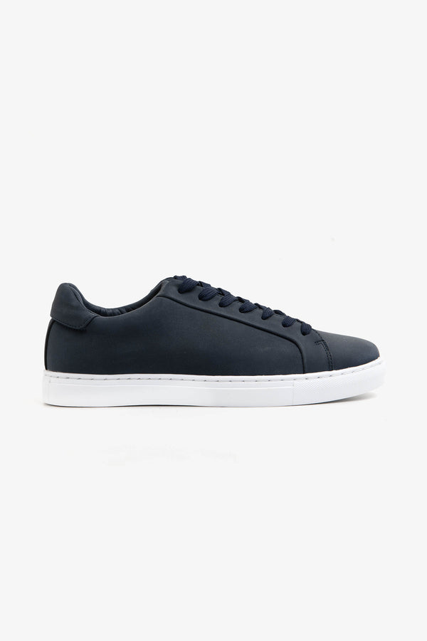 Sneakers in ecosuede blu-Dan John