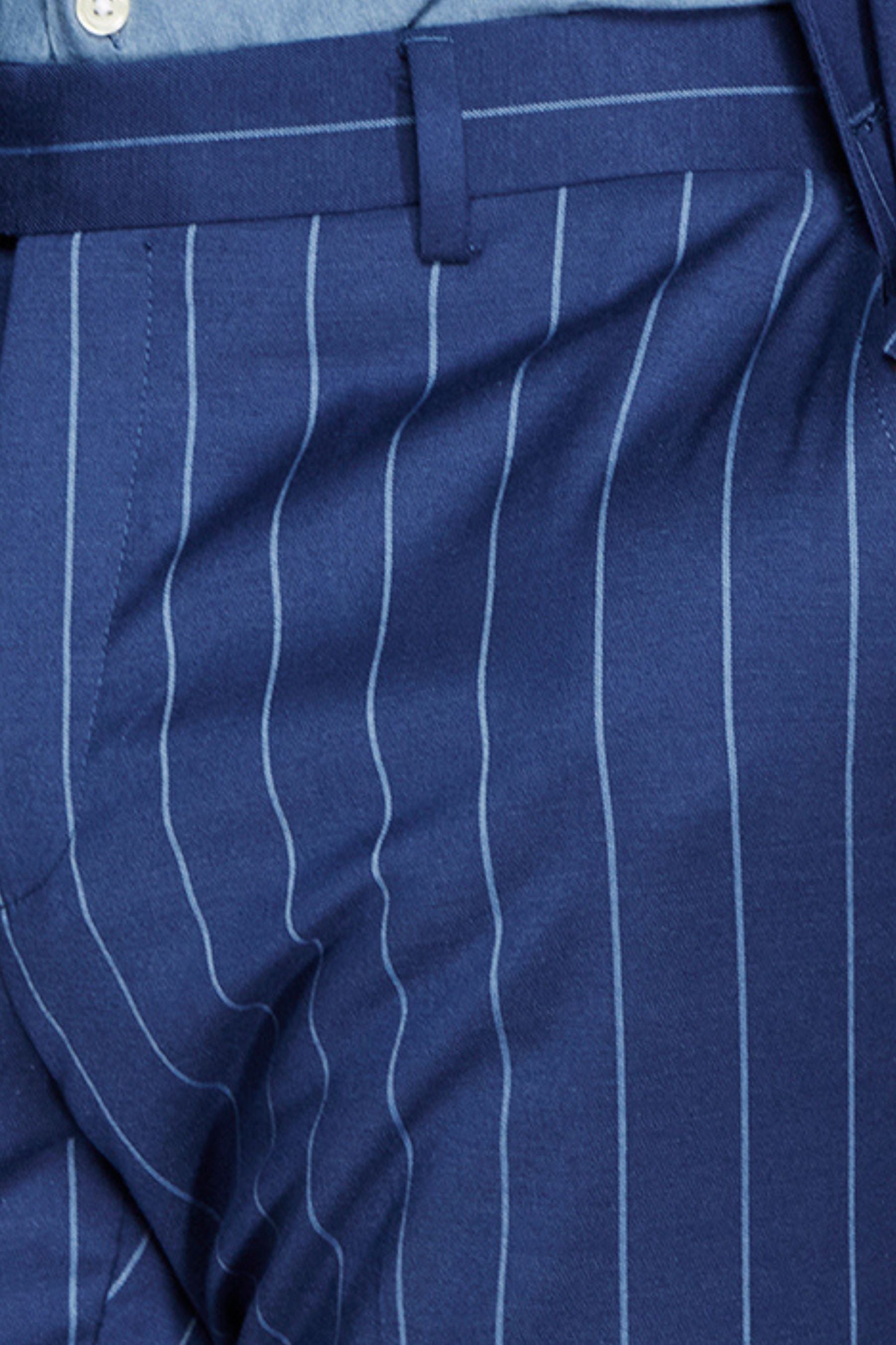 Pantaloni gessati royal