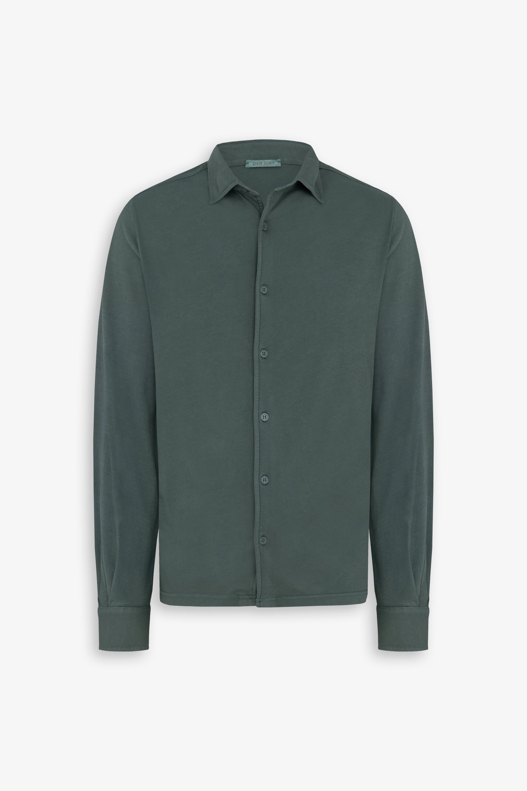 Polo camicia jersey verde