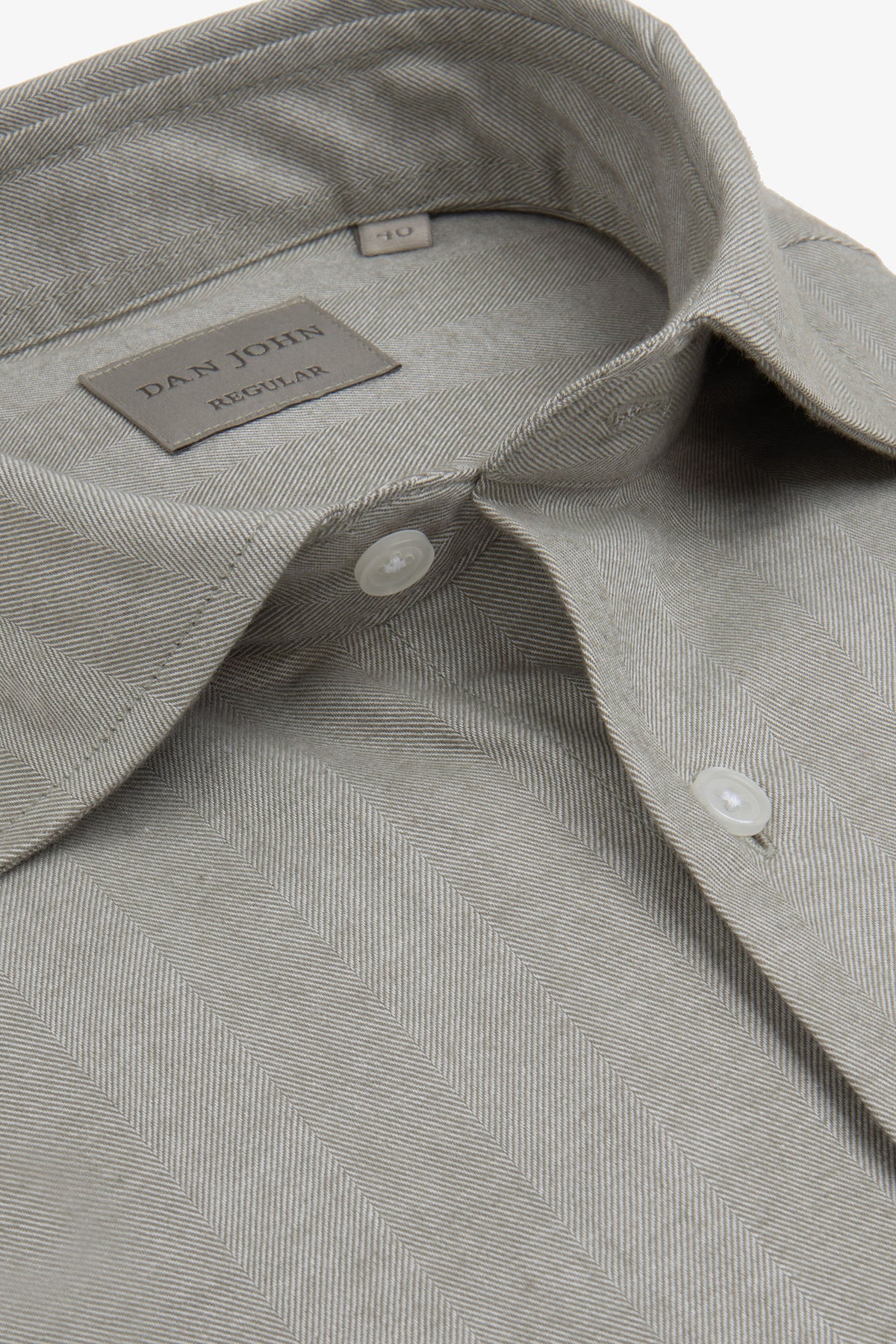 Camicia in flanella spigata salvia-Dan John