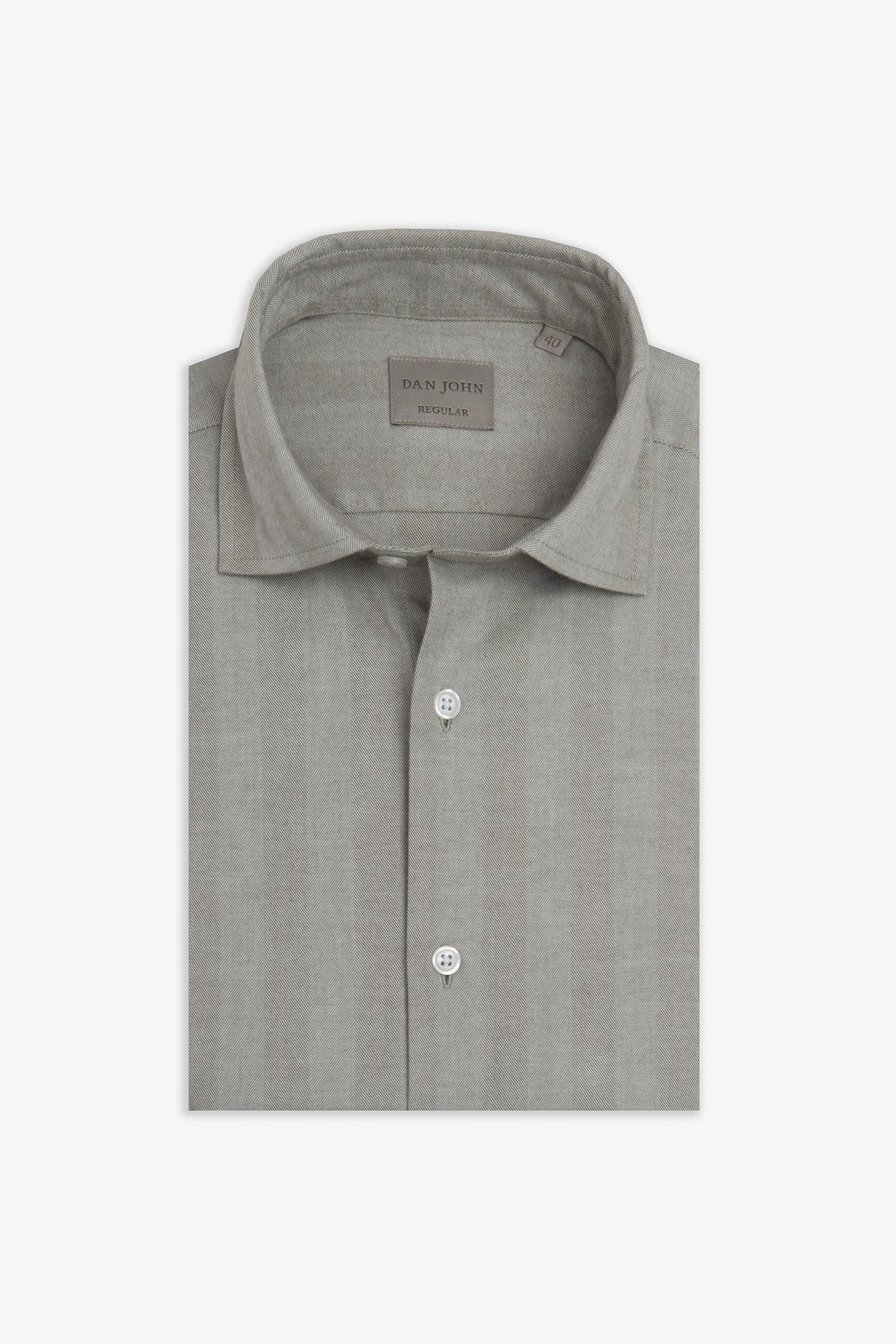 Camicia in flanella spigata salvia-Dan John