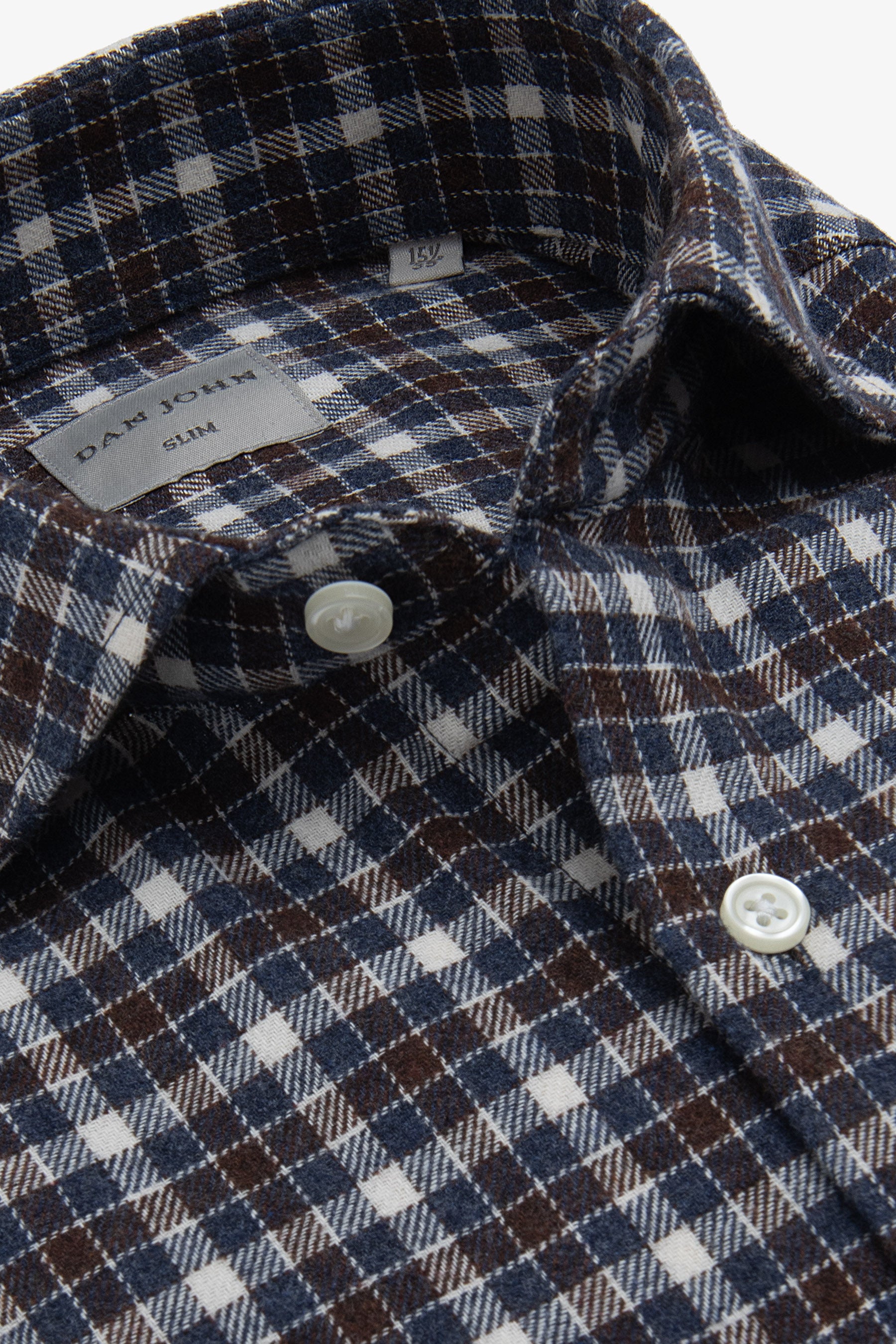 Camicia in flanella check moro-Dan John