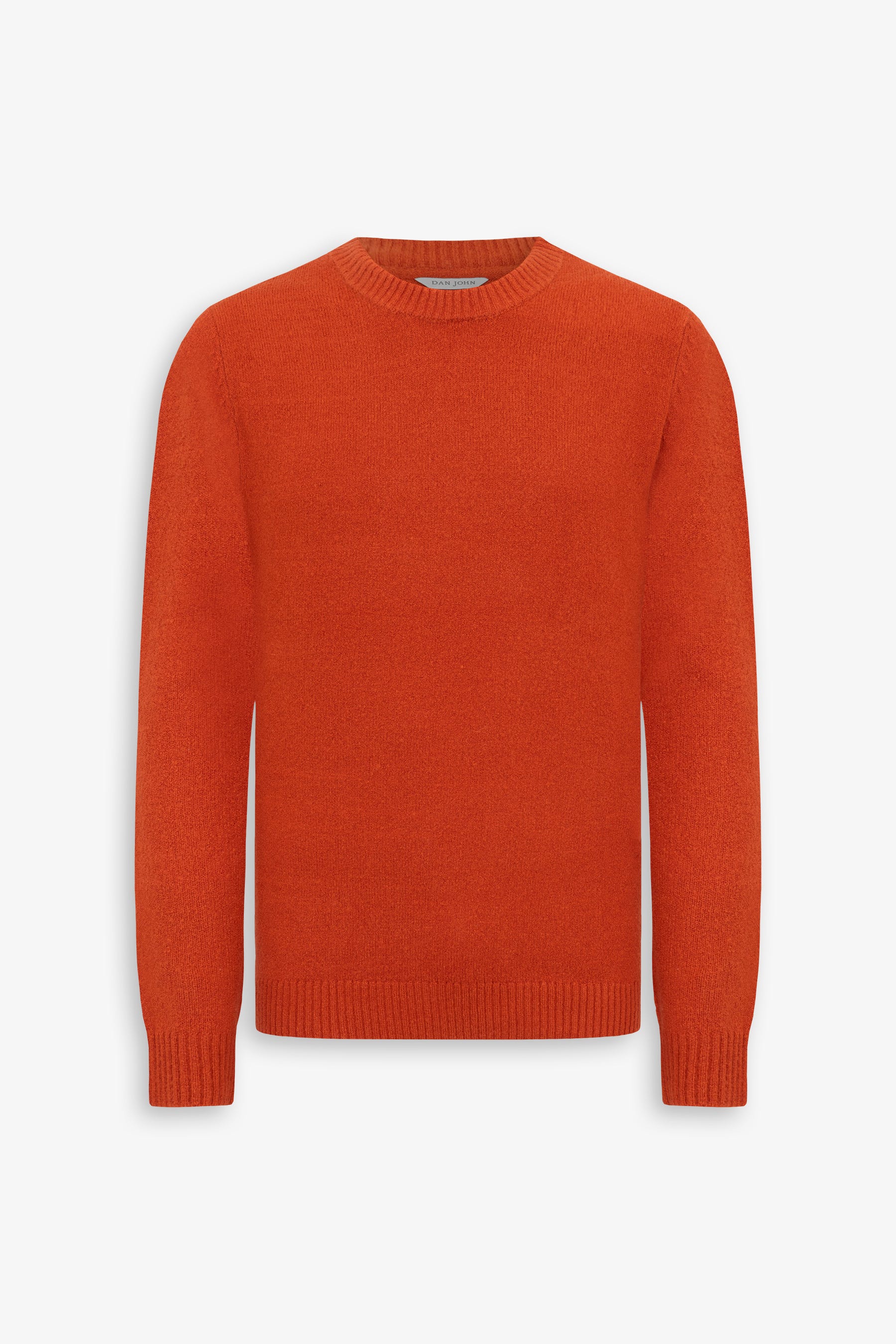 Maglia girocollo effetto termico arancio-Dan John