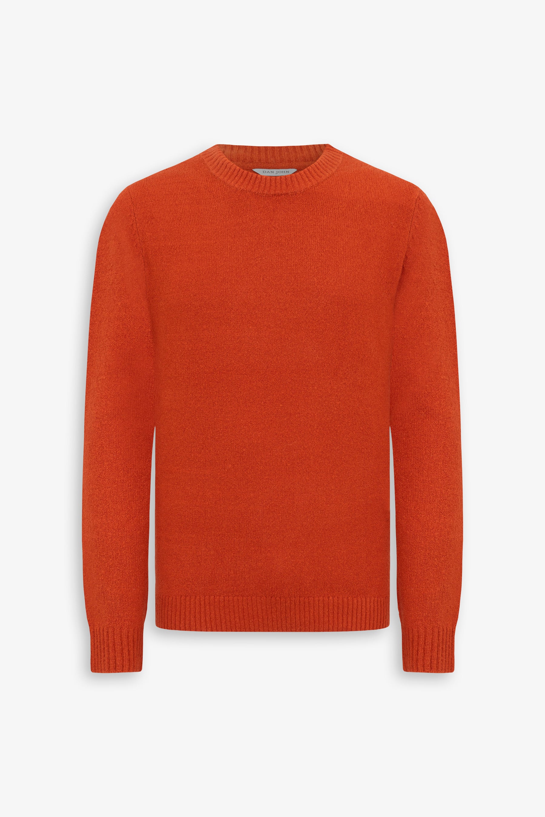 Maglia girocollo effetto termico arancio-Dan John