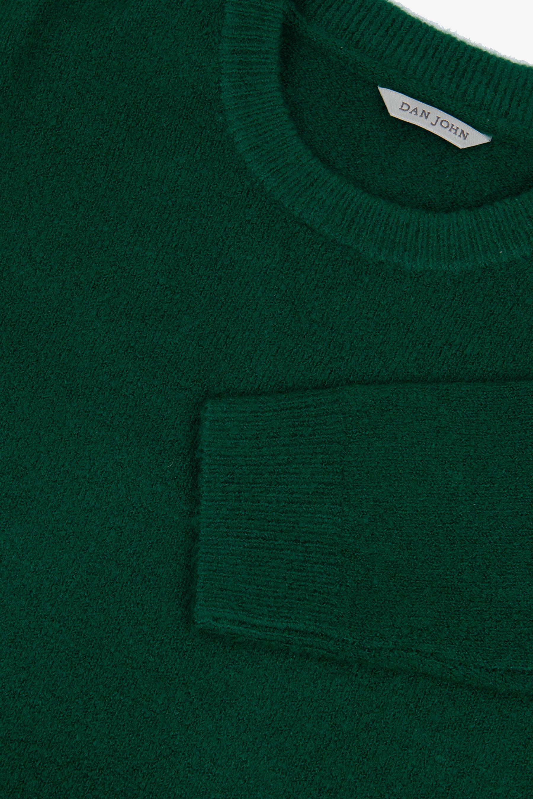 Maglia girocollo effetto termico verde-Dan John