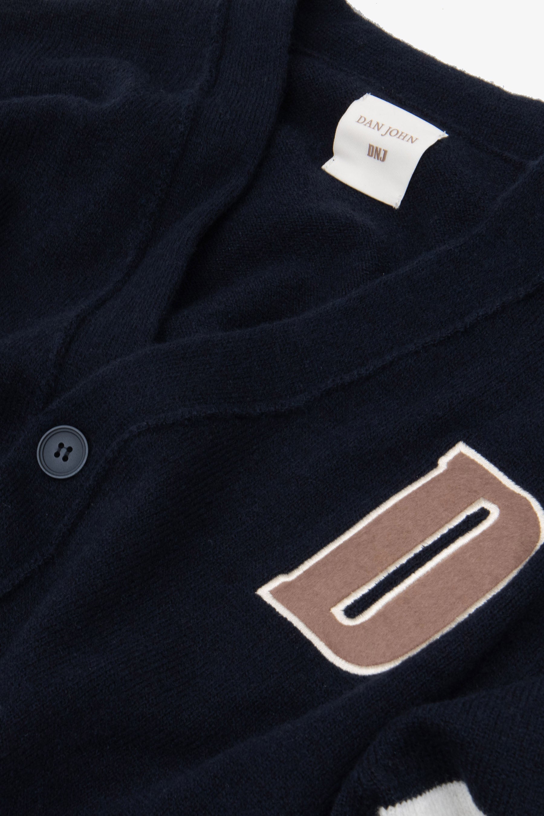 Cardigan college DNJ blu-Dan John