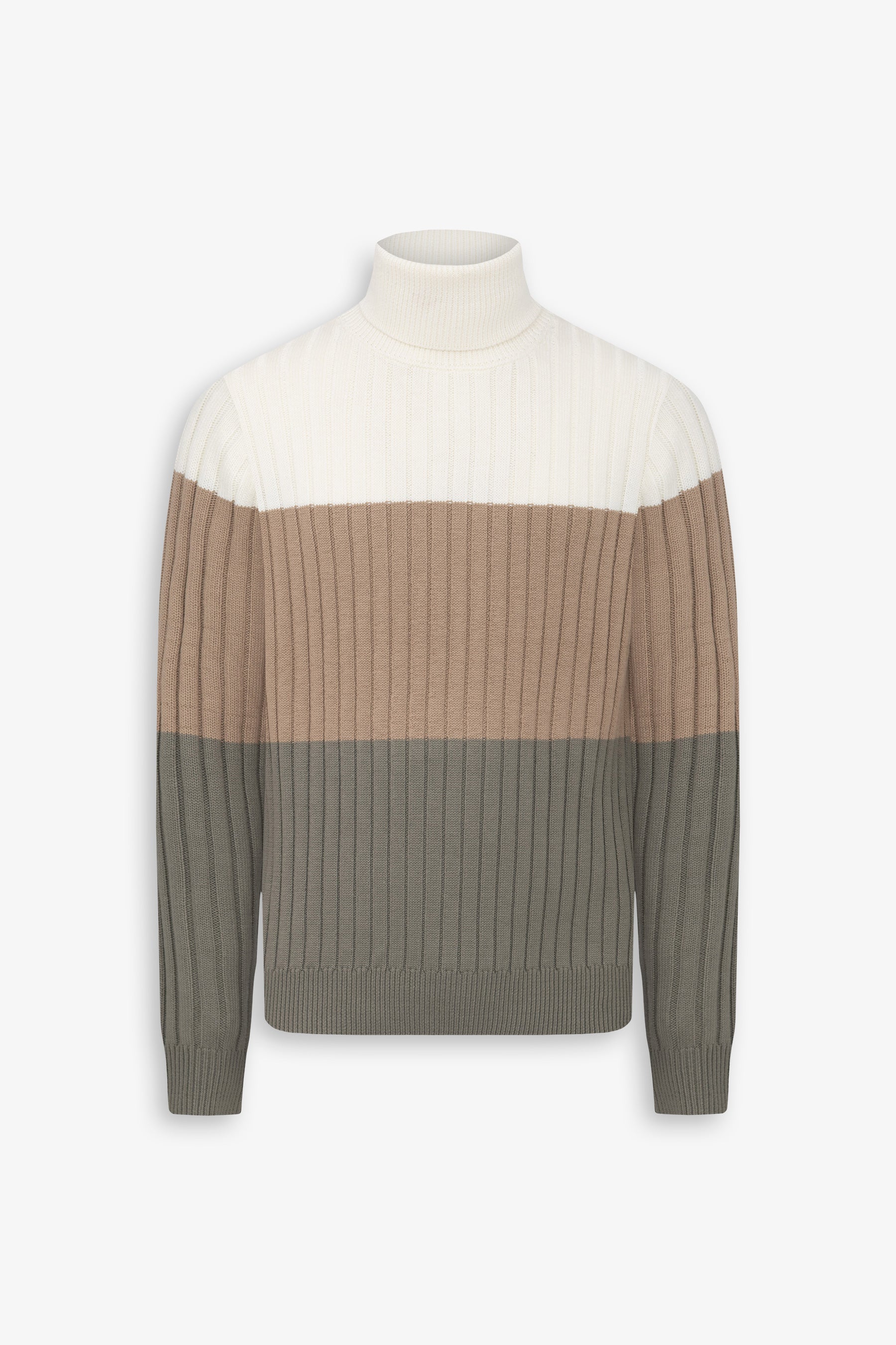 Maglia dolcevita costa piatta salvia-Dan John