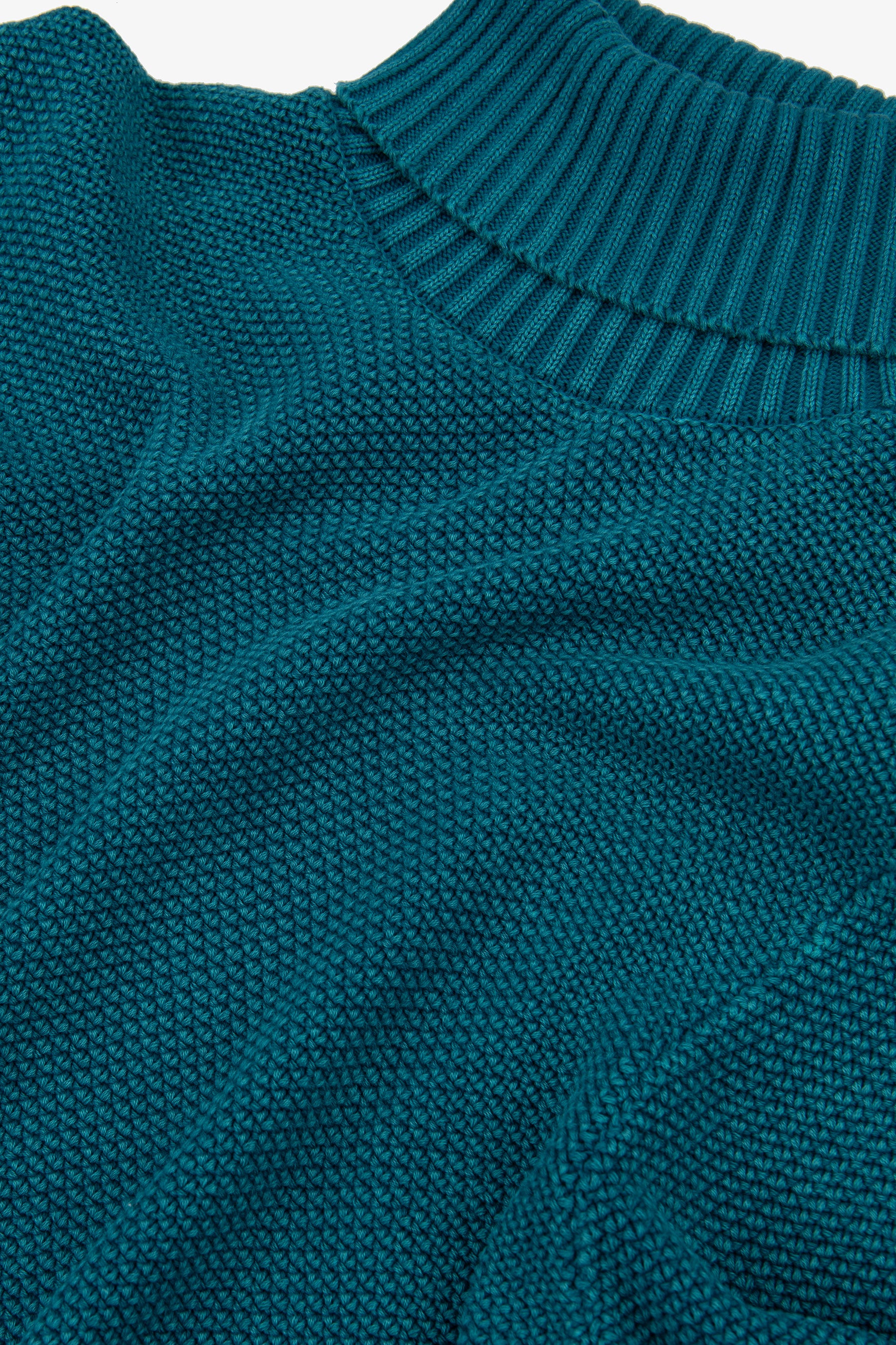 Maglia dolcevita armaturata petrolio-Dan John