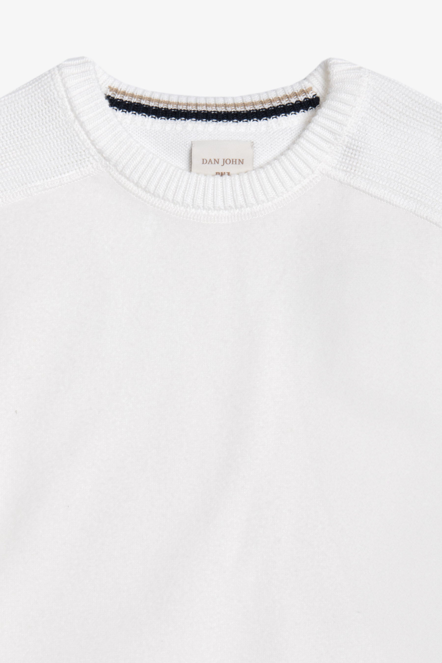 Maglia bimaterica DNJ panna-Dan John