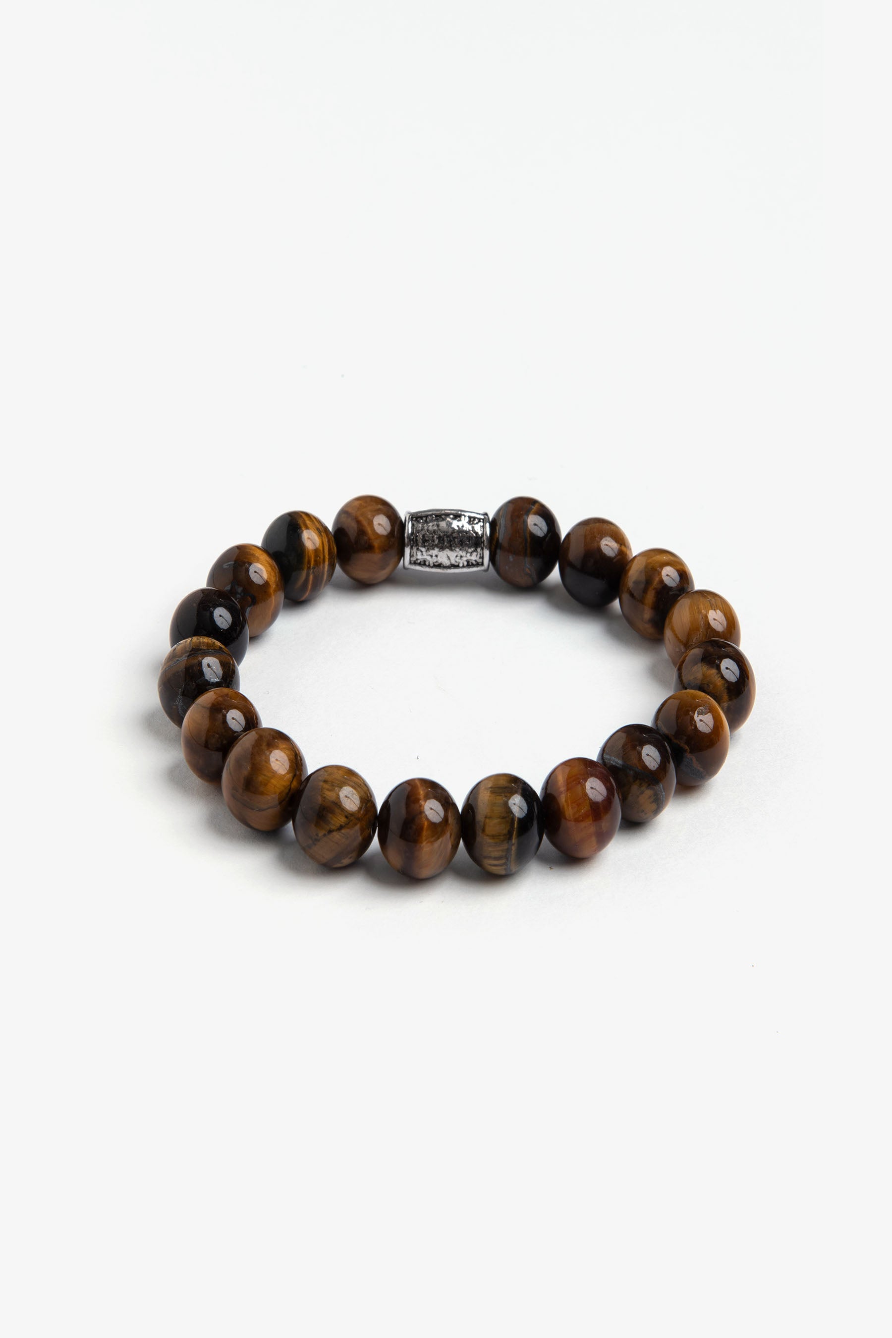 Bracciale perle grandi marrone-Dan John