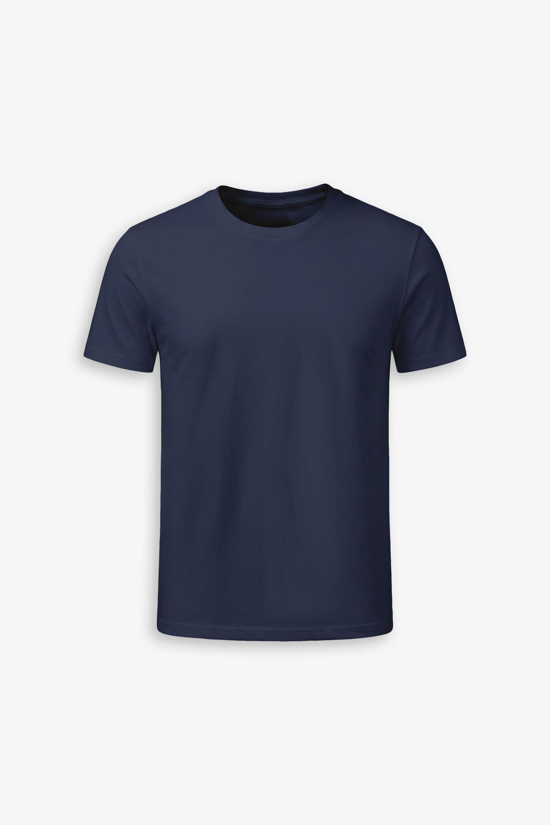 T-shirt basic in cotone blu