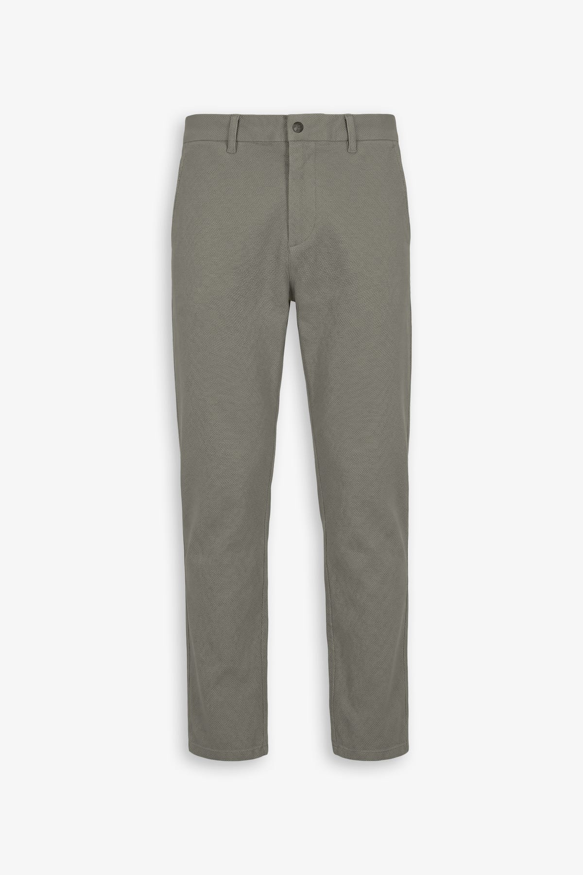 Pantaloni chino armaturato oliva